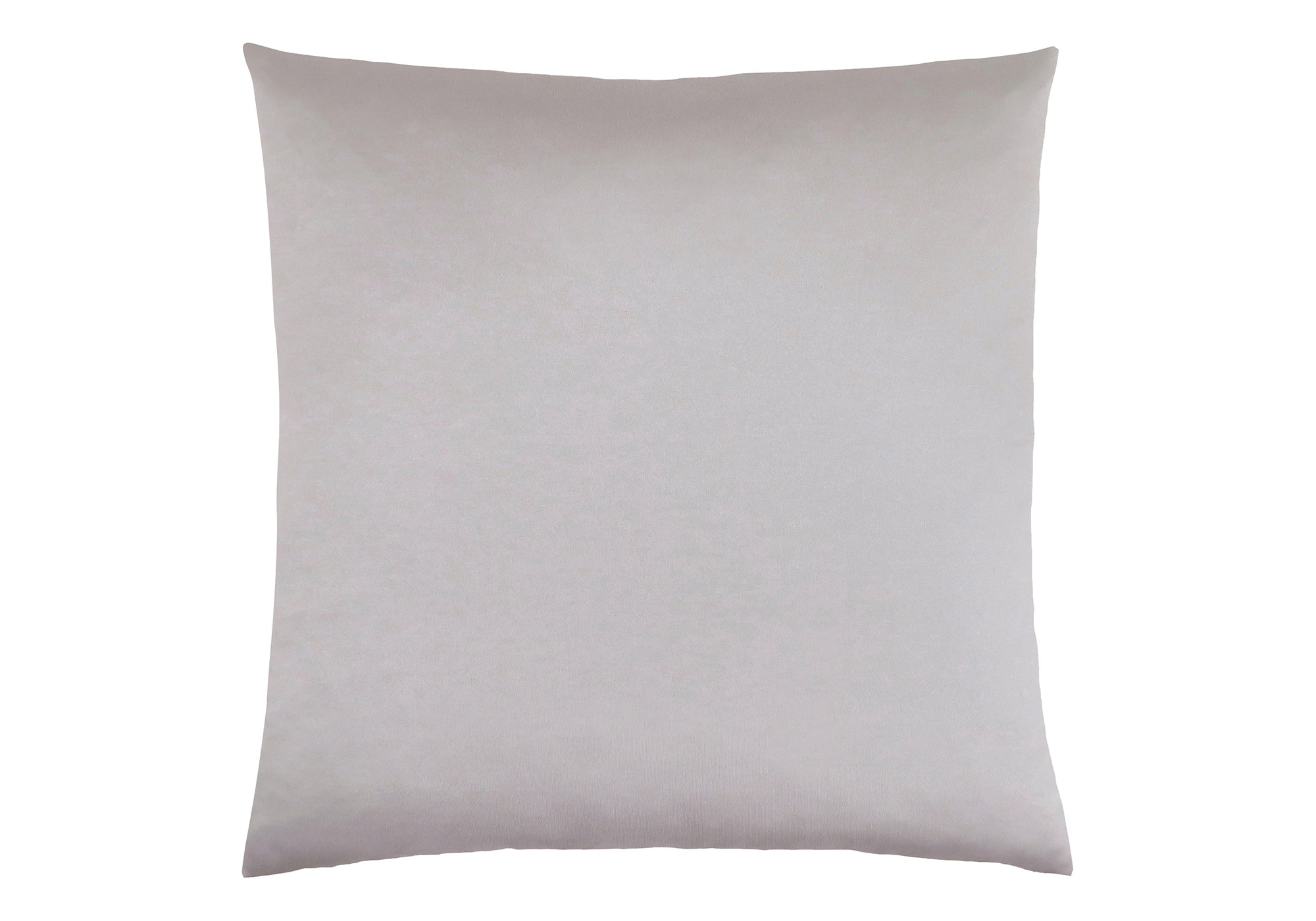 PILLOW - 18"X 18" / SILVER SATIN / 1PC # I 9336