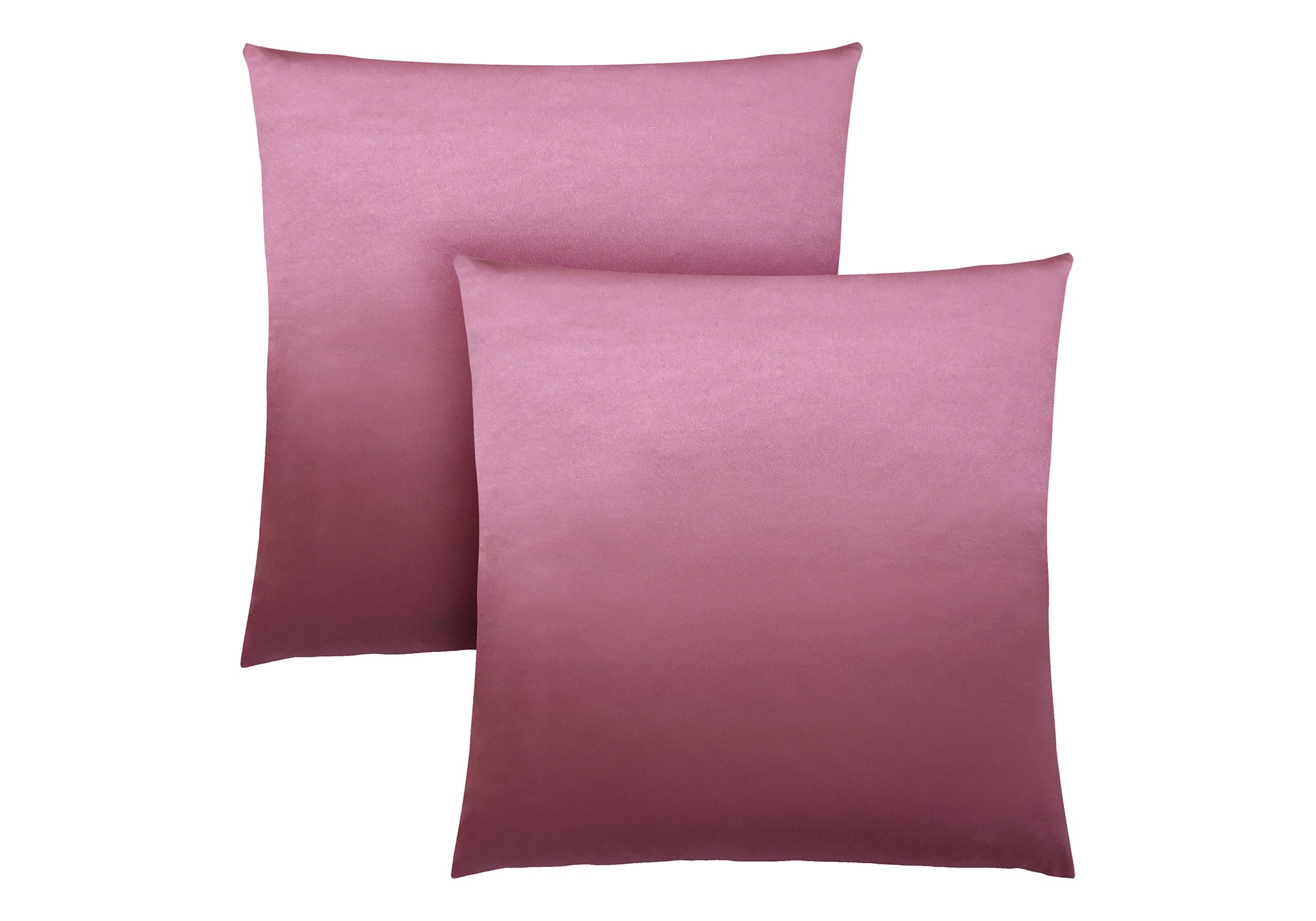 PILLOW - 18"X 18" / PINK SATIN / 2PCS # I 9339