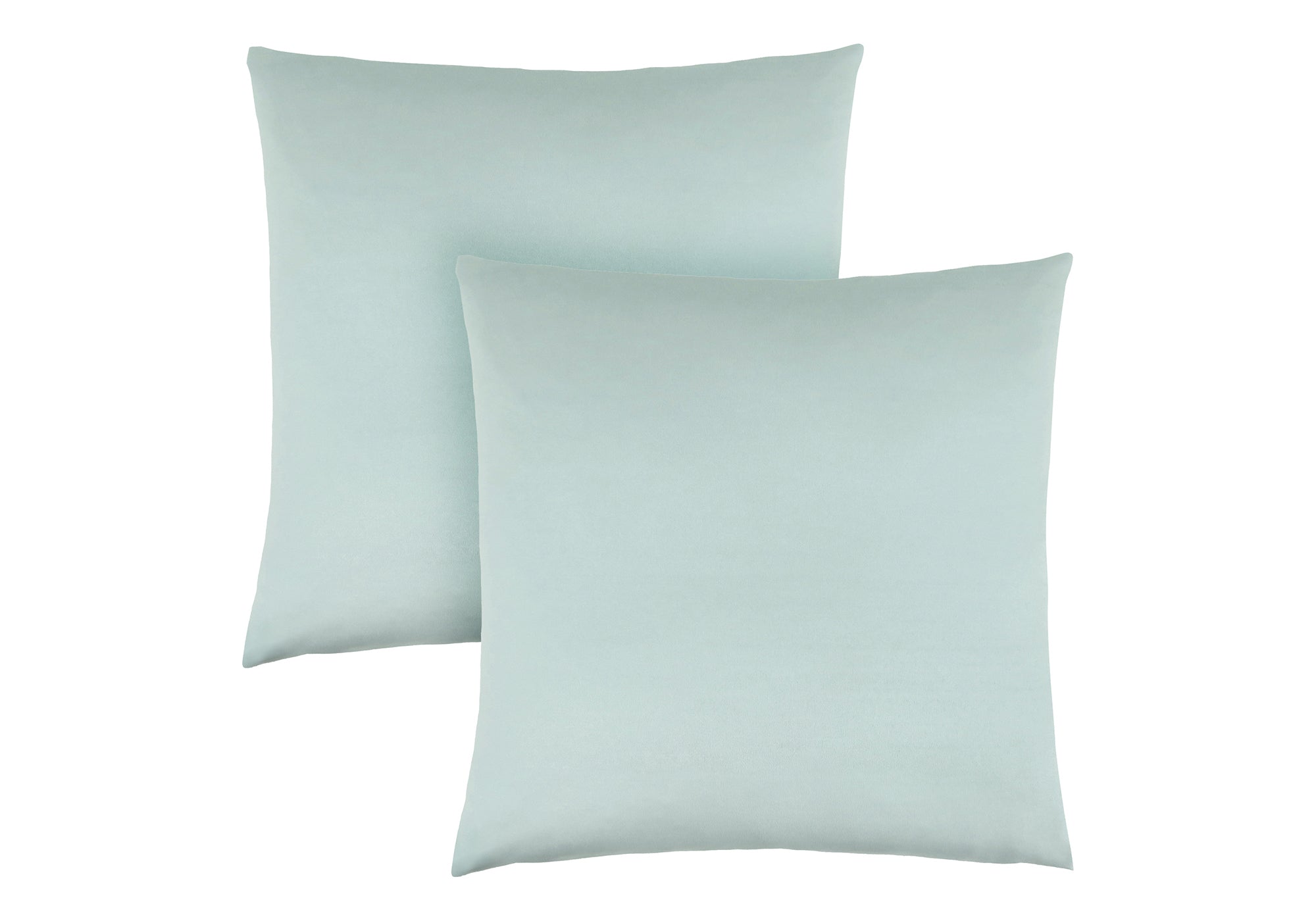 PILLOW - 18"X 18" / MINT SATIN / 2PCS # I 9341