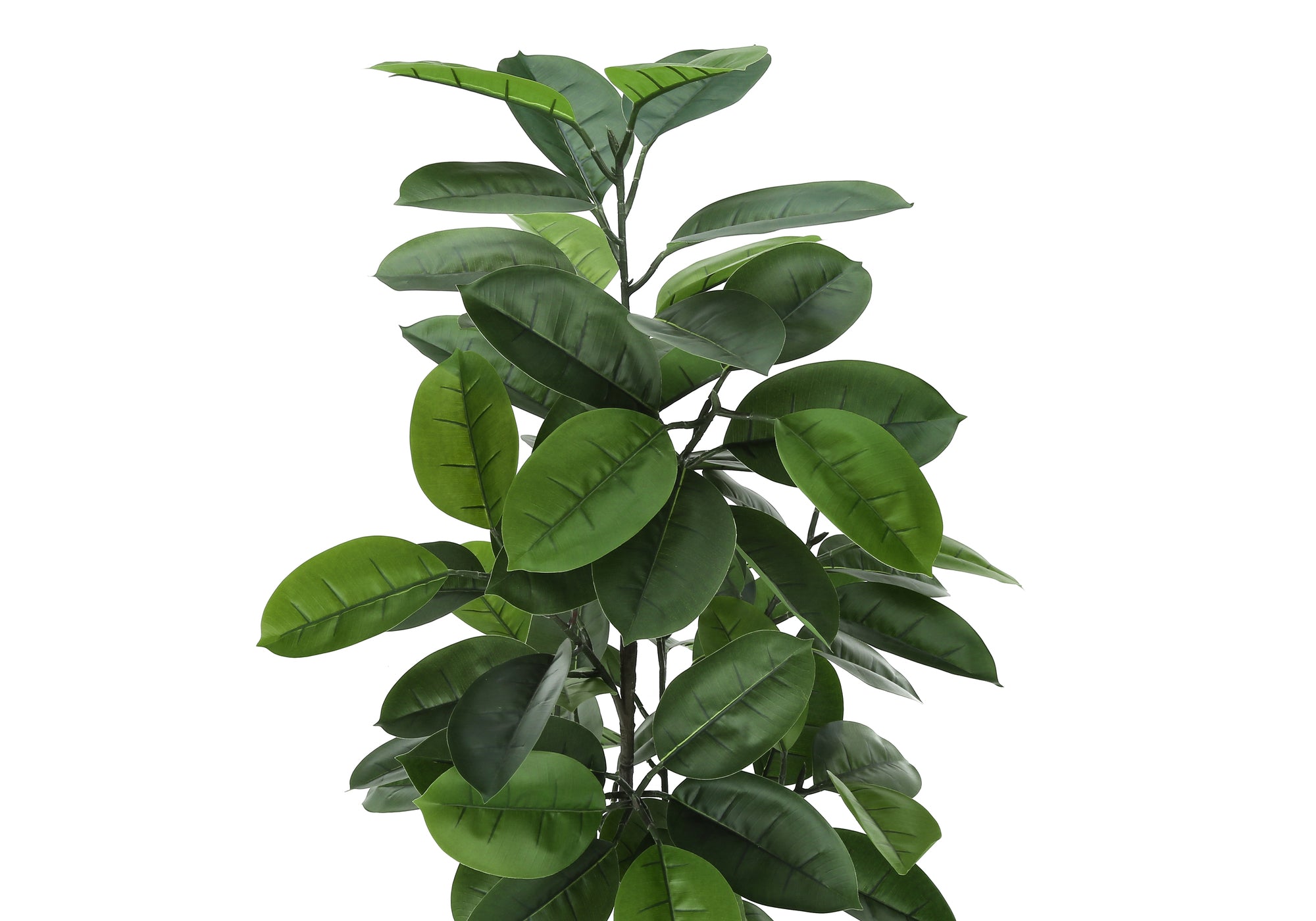 ARTIFICIAL PLANT - 52"H / INDOOR RUBBER TREE IN A 5" POT # I 9514