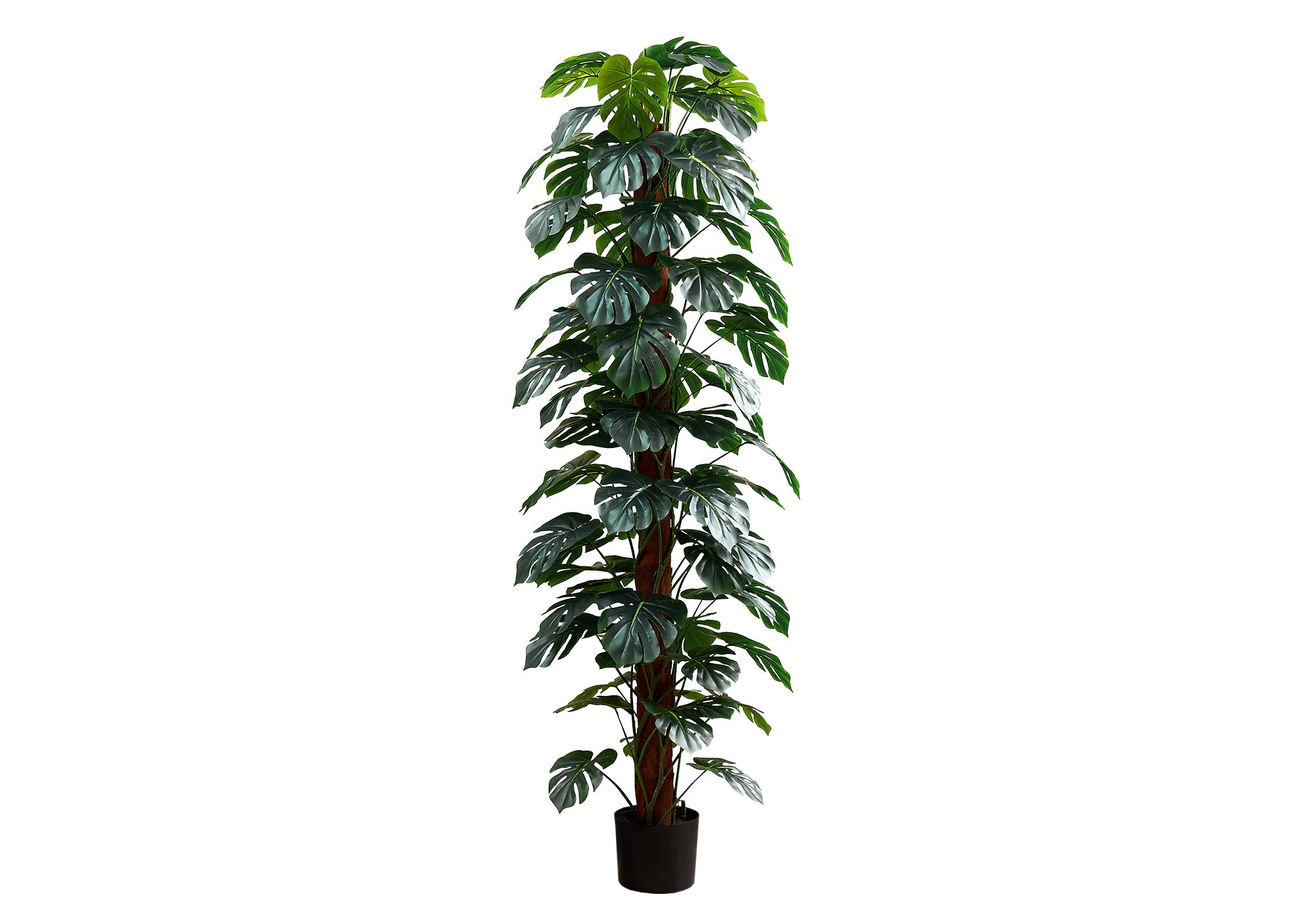 ARTIFICIAL PLANT - 83"H / INDOOR MONSTERA TREE / 8" POT # I 9521