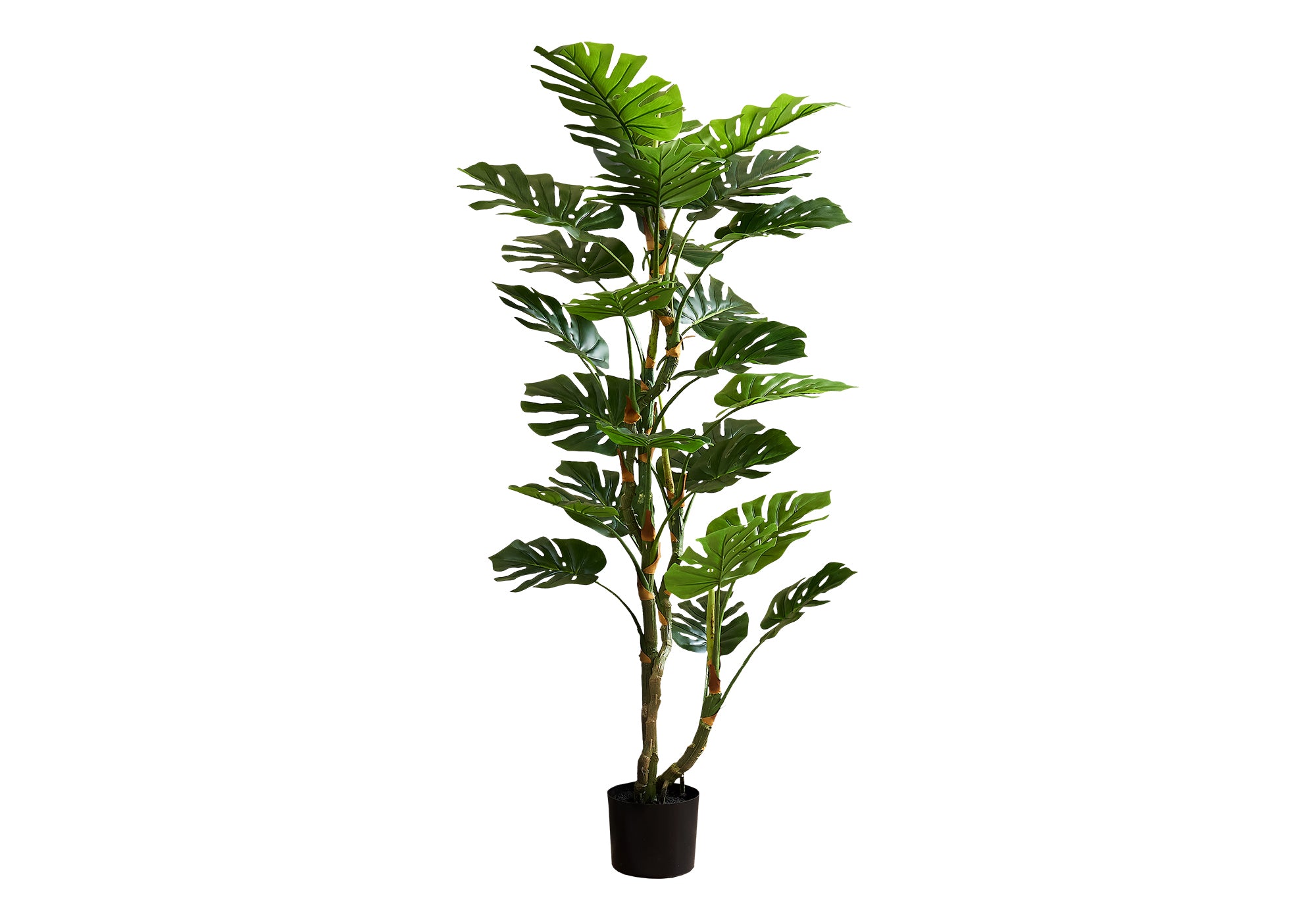 ARTIFICIAL PLANT - 61"H / INDOOR MONSTERA TREE / 7" POT # I 9522