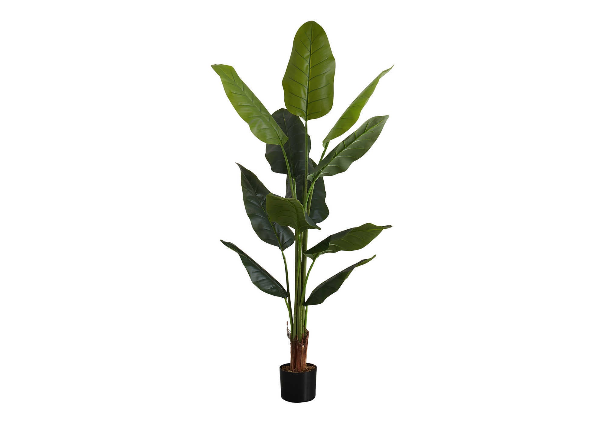 ARTIFICIAL PLANT - 59"H / INDOOR STRELITZIA IN A 5" POT # I 9545