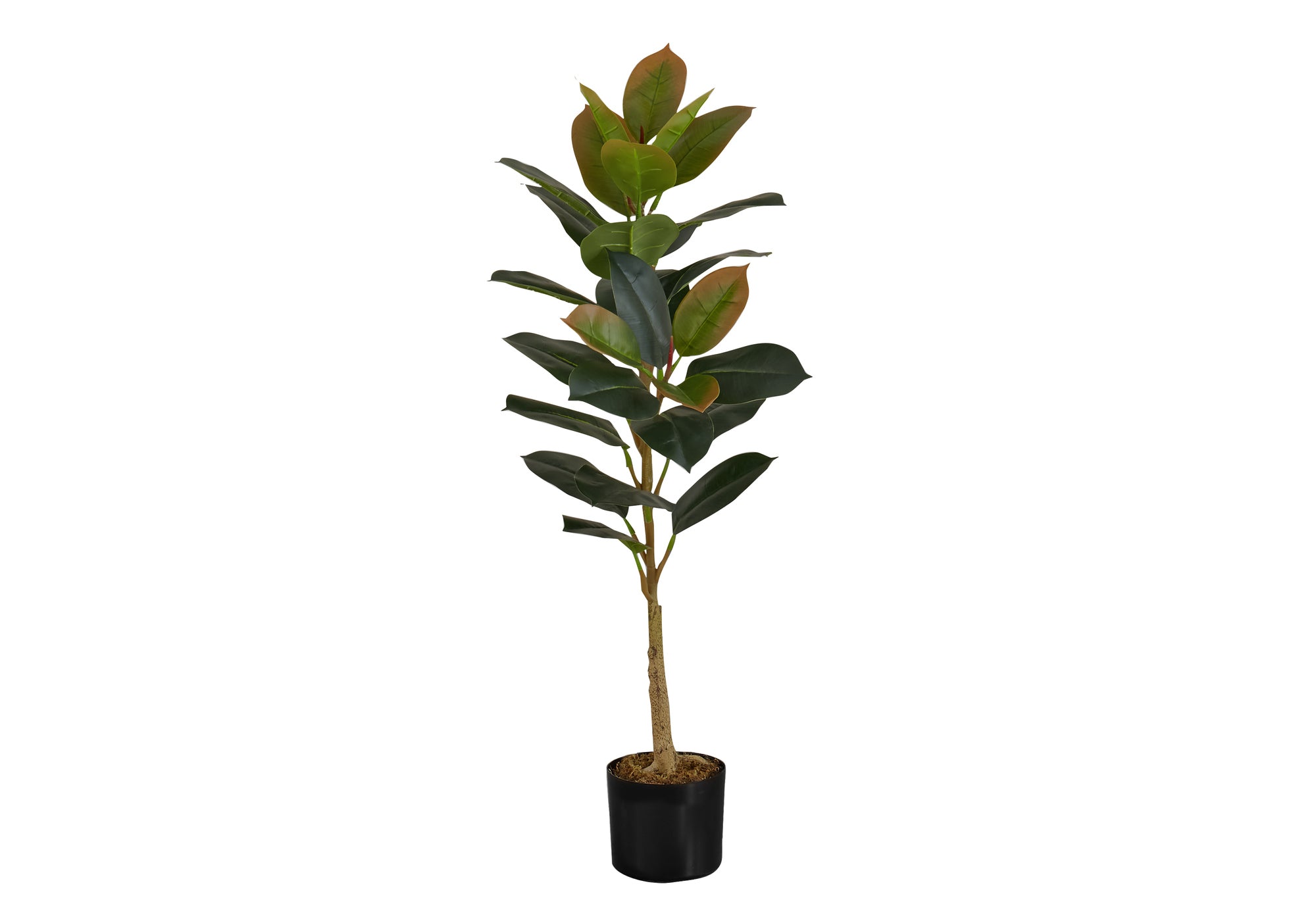 PLANTE ARTIFICIELLE - 40"H / ARBRE À CAOUTCHOUC D'INTÉRIEUR DANS UN POT DE 5" # I 9547