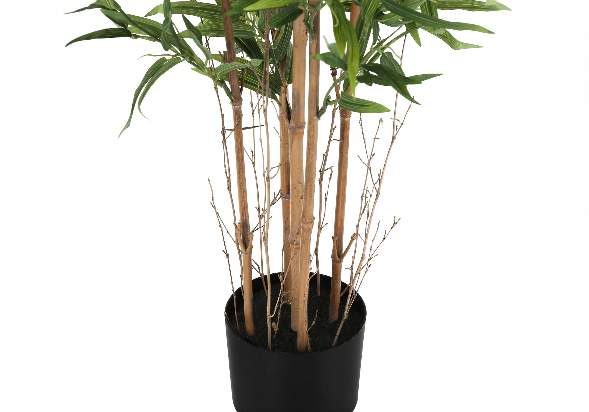 PLANTE ARTIFICIELLE - 50"H / ARBRE DE BAMBOU D'INTÉRIEUR DANS UN POT DE 5" # I 9563