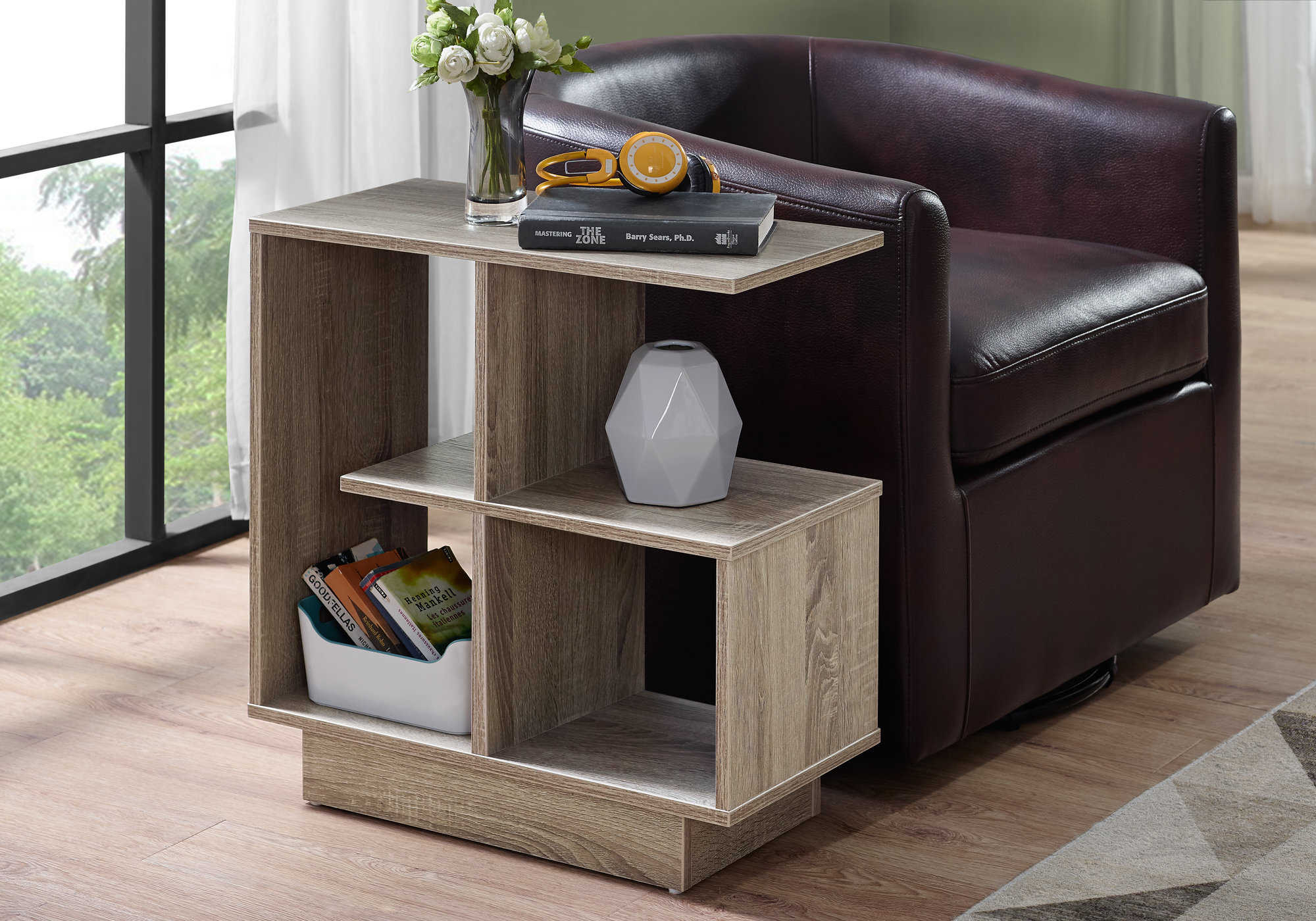 NIGHTSTAND - 24"H / DARK TAUPE #I 2095