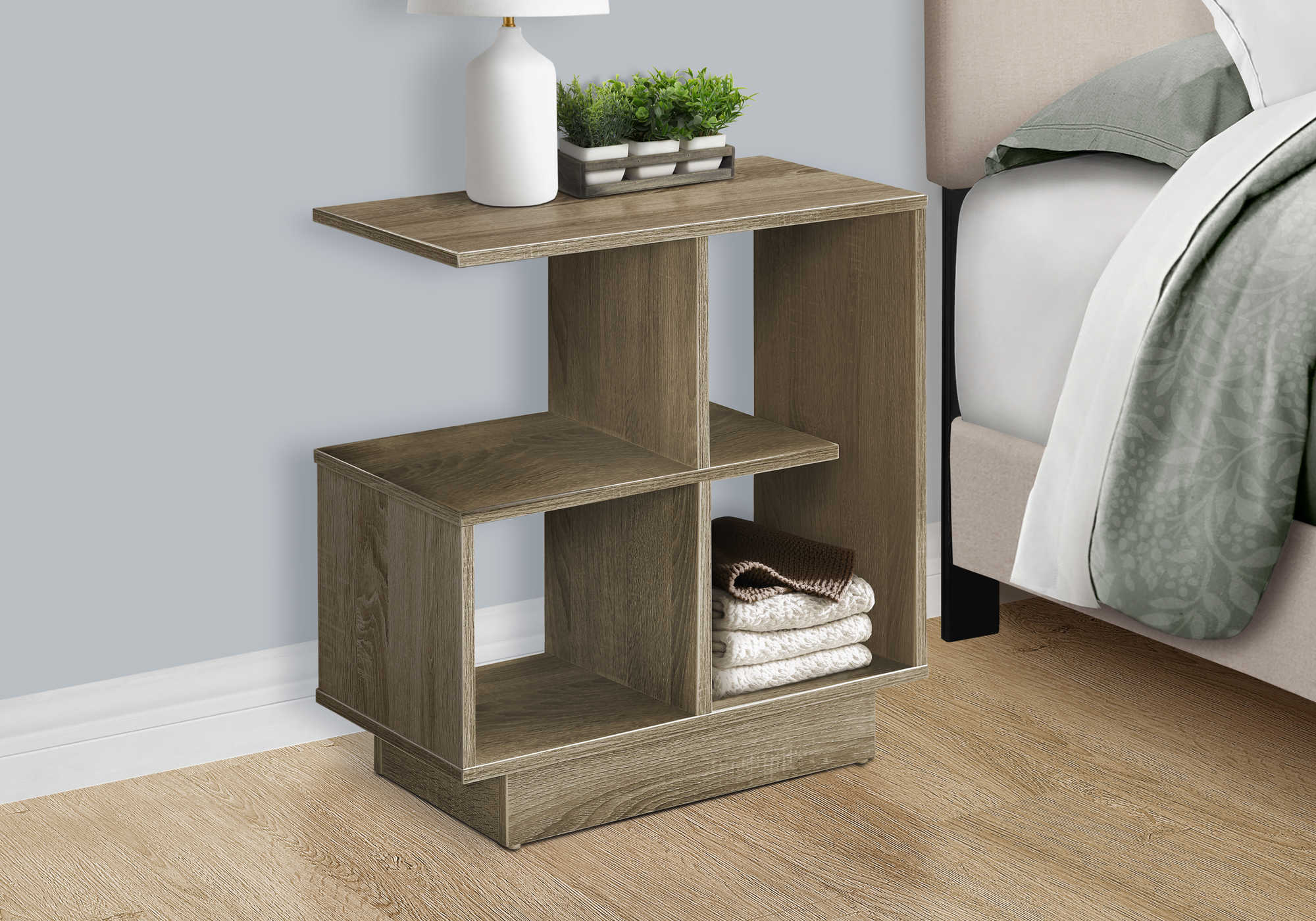 NIGHTSTAND - 24"H / DARK TAUPE #I 2095