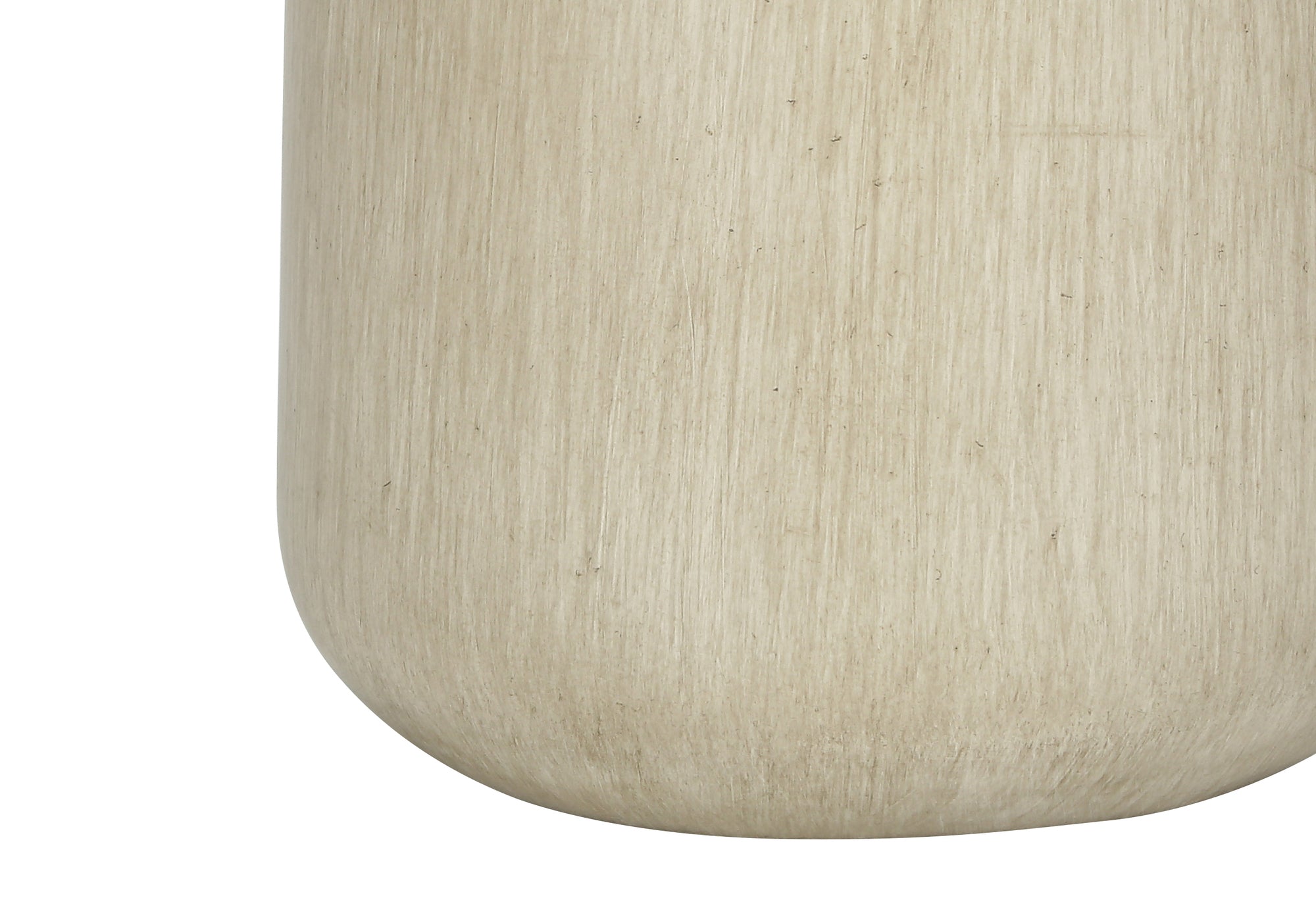 LIGHTING - 24"H TABLE LAMP BEIGE CONCRETE / IVORY SHADE # I 9702