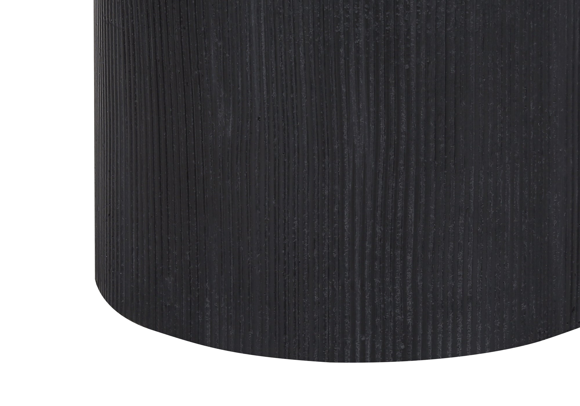 LIGHTING - 24"H TABLE LAMP BLACK CONCRETE / IVORY SHADE # I 9710