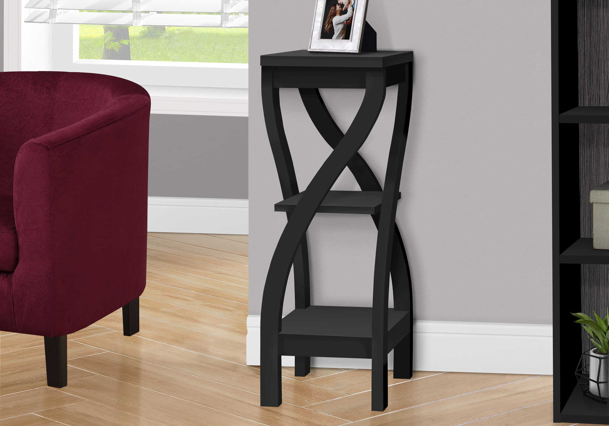 TABLE D'APPOINT - 32"H / NOIR #I 2414