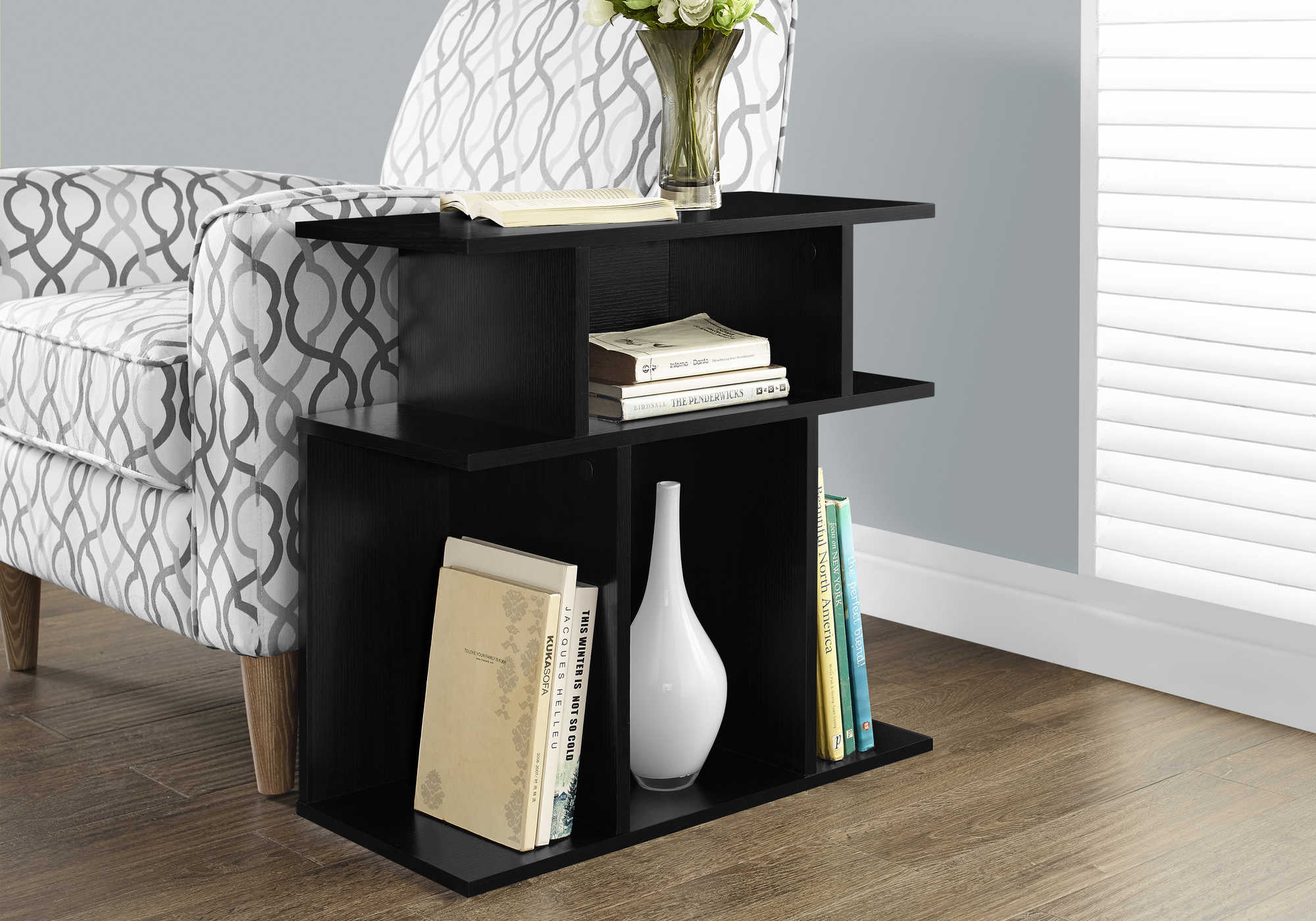 TABLE D'APPOINT - 24"H / NOIR #I 2473