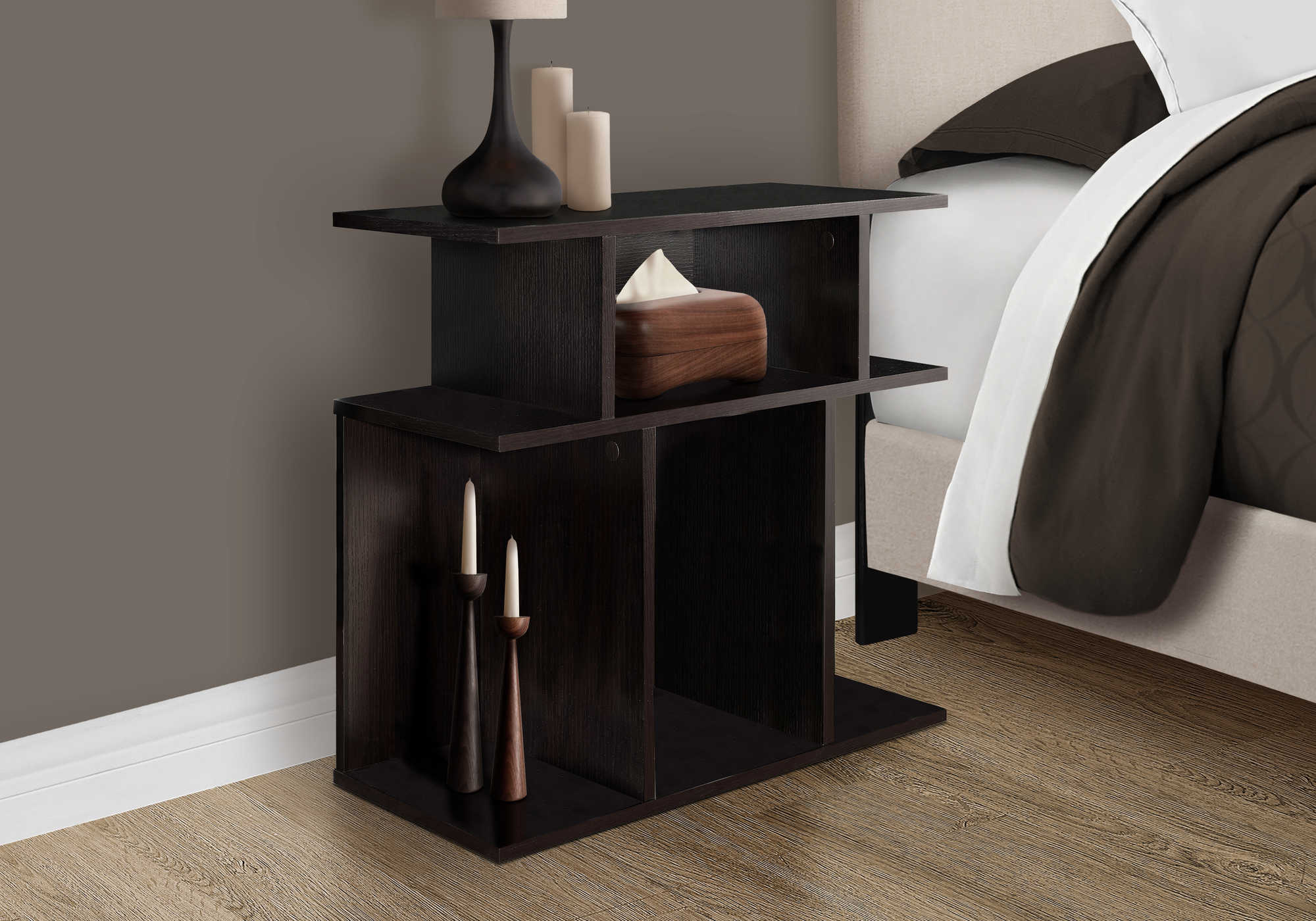 NIGHTSTAND - 24"H / ESPRESSO #I 2474