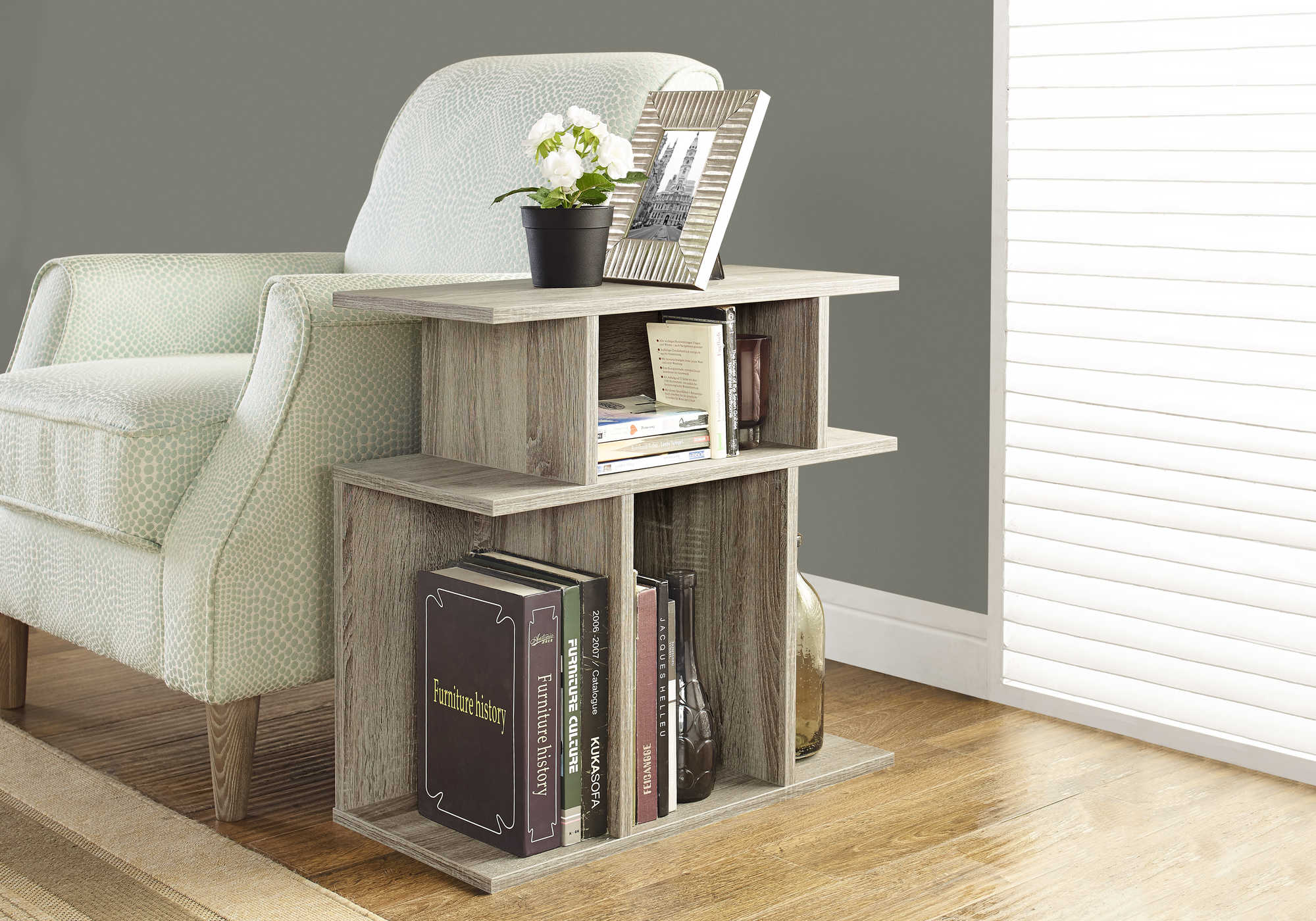 NIGHTSTAND - 24"H / DARK TAUPE #I 2476