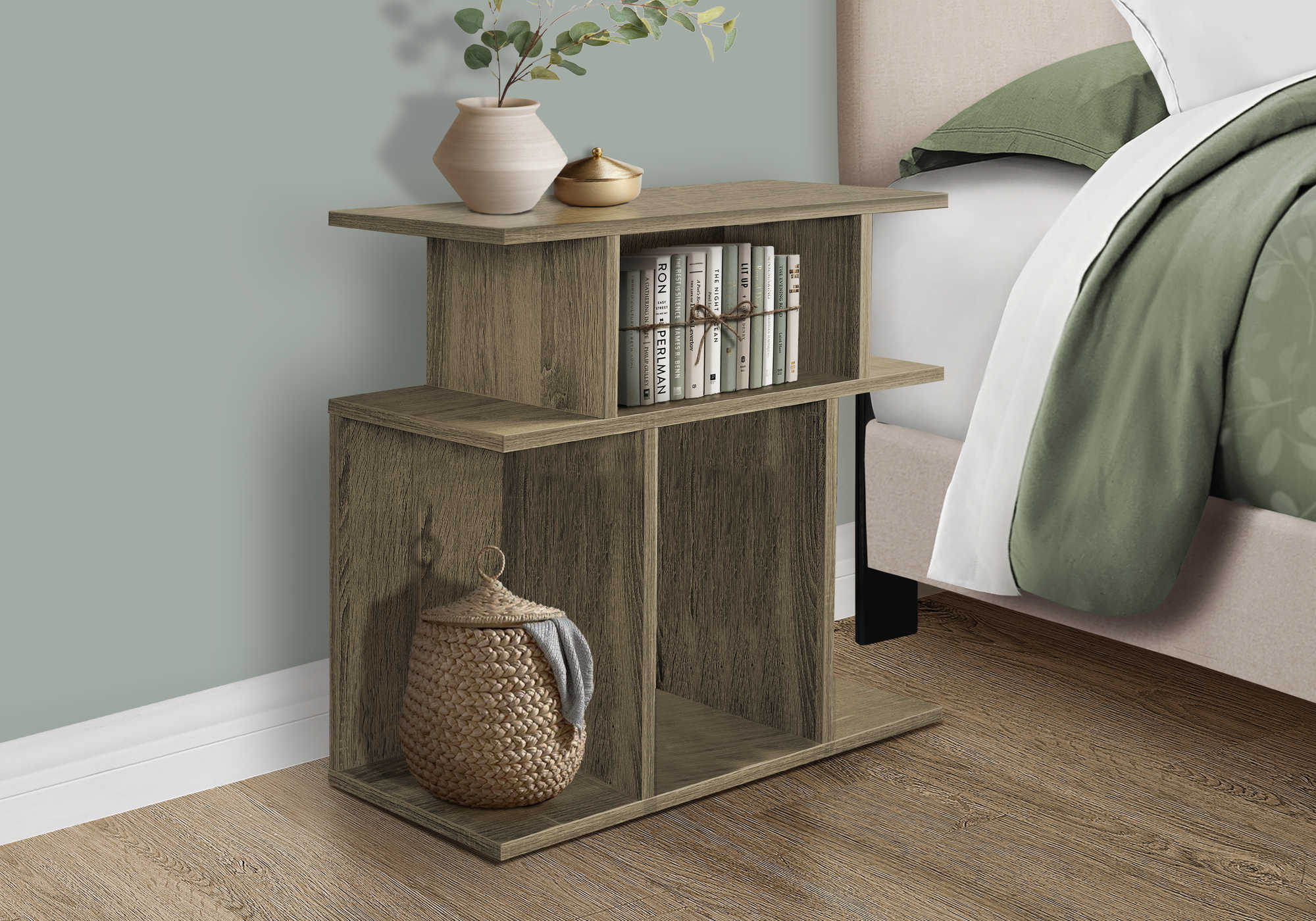 NIGHTSTAND - 24"H / DARK TAUPE #I 2476