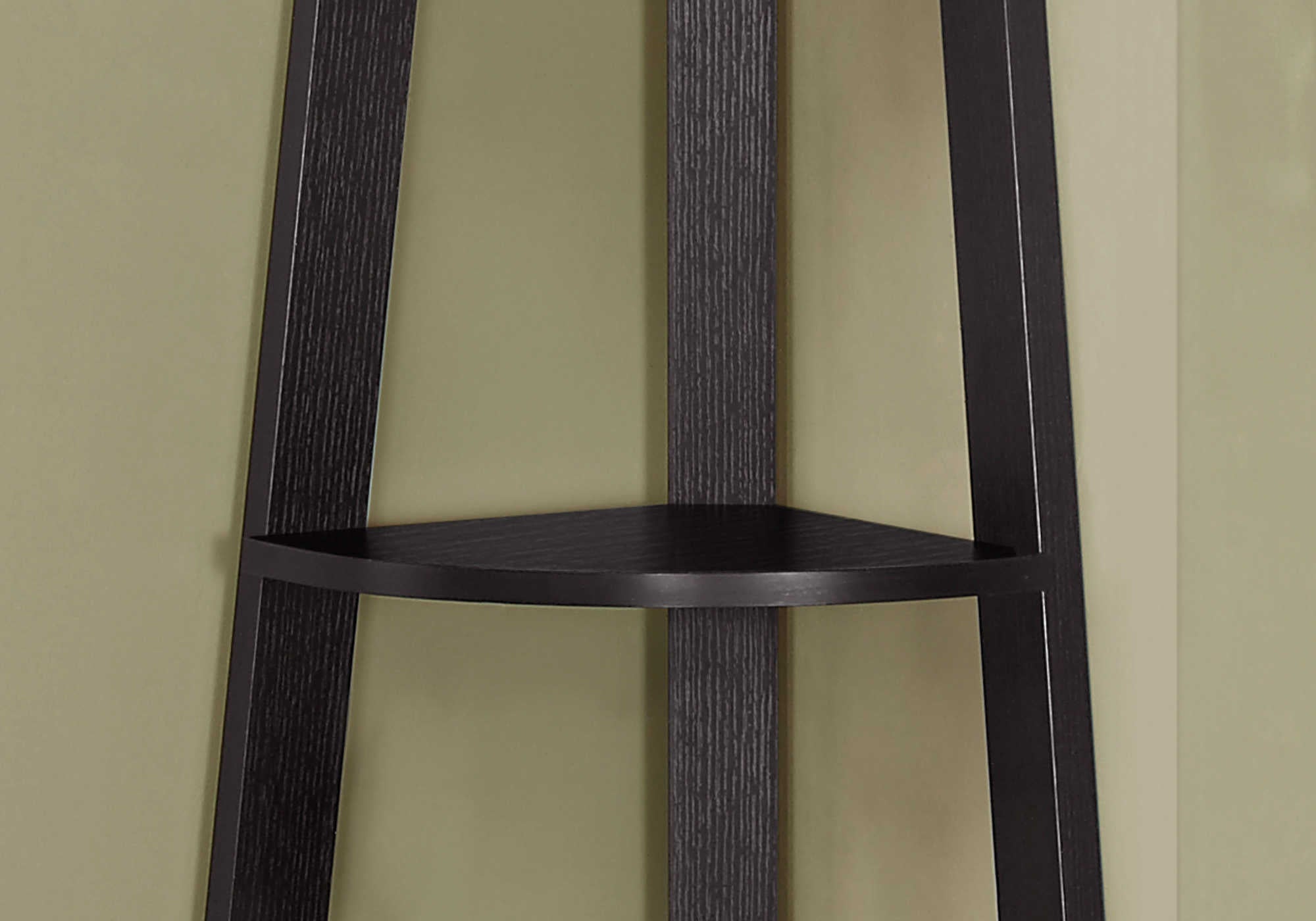 BIBLIOTHÈQUE - 72""H / COIN ESPRESSO ACCENT ETAGERE # I 2495