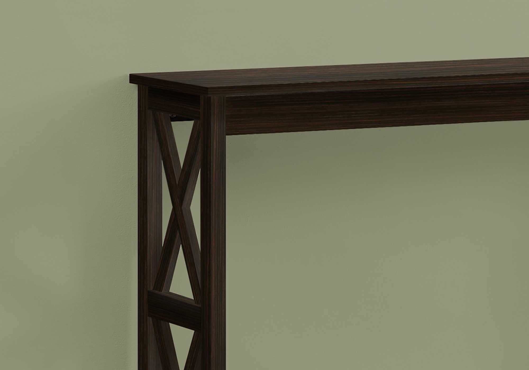 ACCENT TABLE - 48"L / ESPRESSO HALL CONSOLE #I 2790