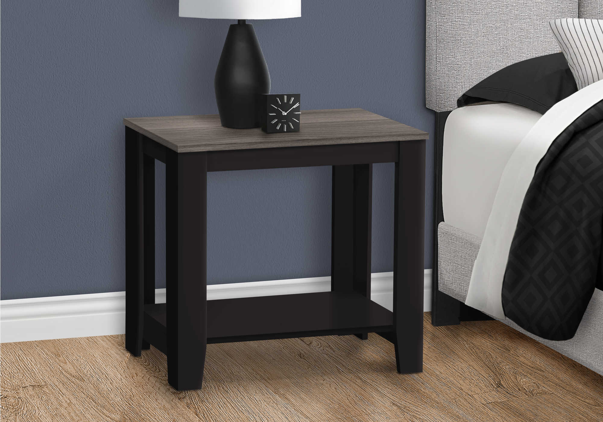 NIGHTSTAND - BLACK / GREY TOP #I 3134