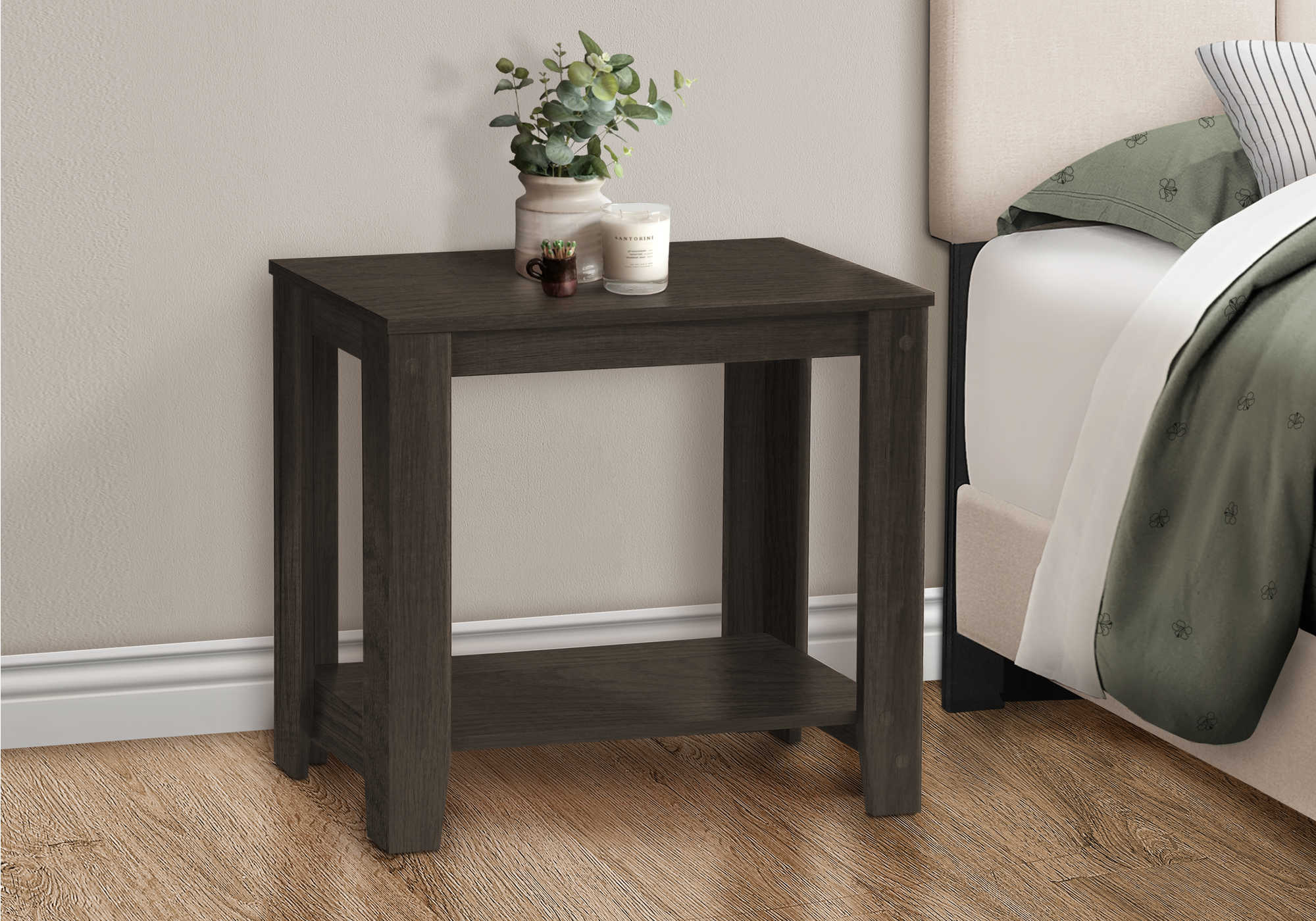 NIGHTSTAND - 22"H / BROWN OAK #I 3388