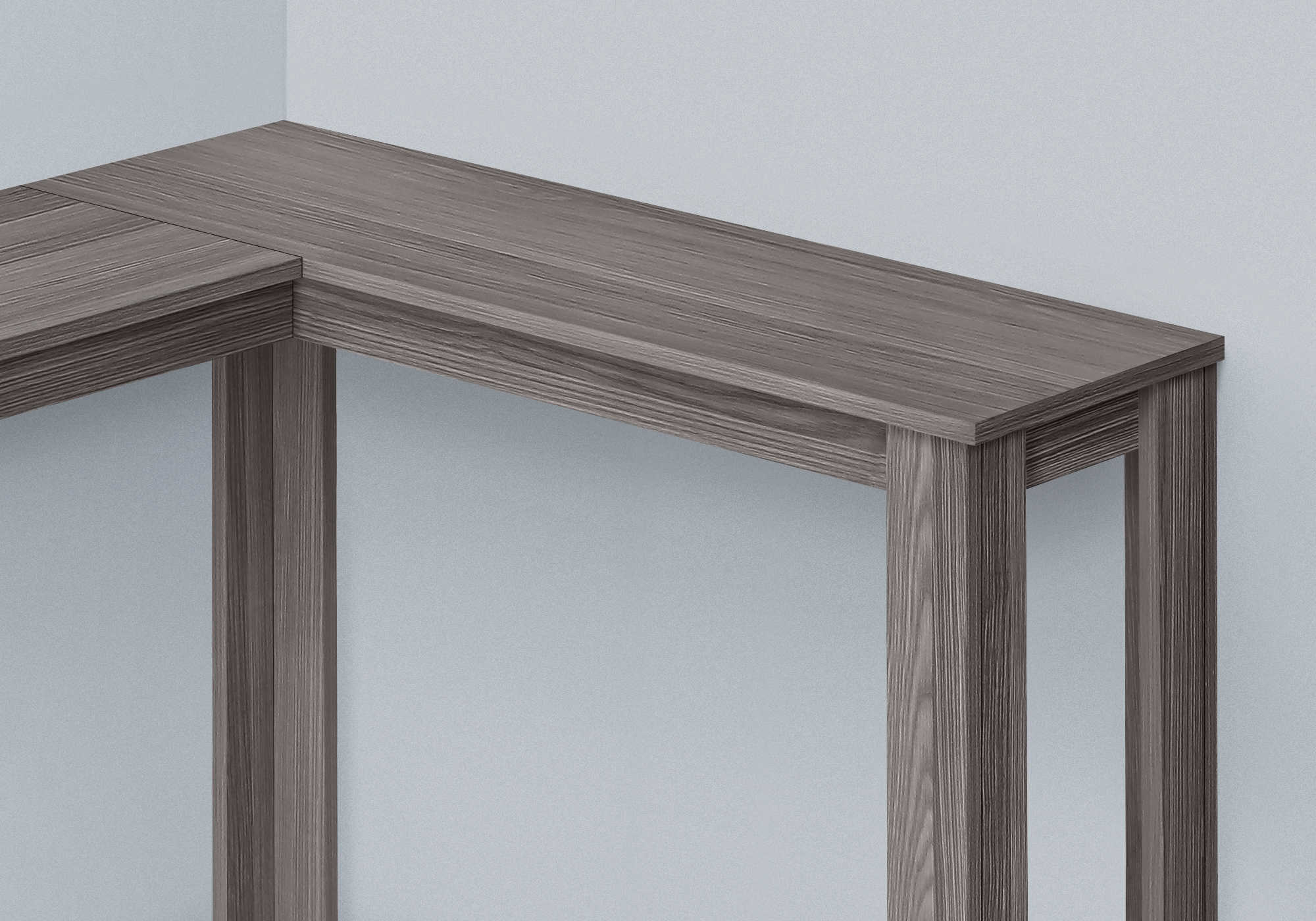 ACCENT TABLE - 36" / GREY CORNER CONSOLE #I 3658