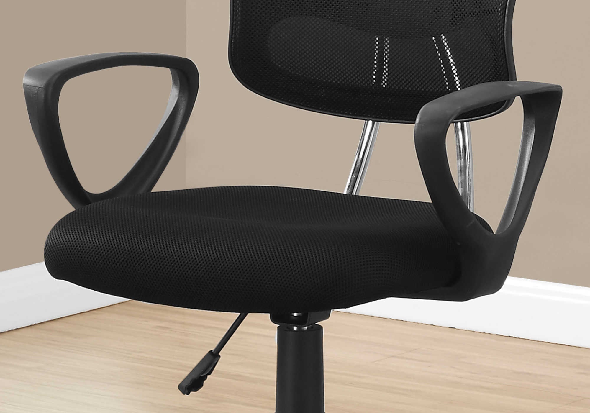 CHAISE DE BUREAU - MAILLE NOIRE JUVENILE / MULTI-POSITIONS # I 7260