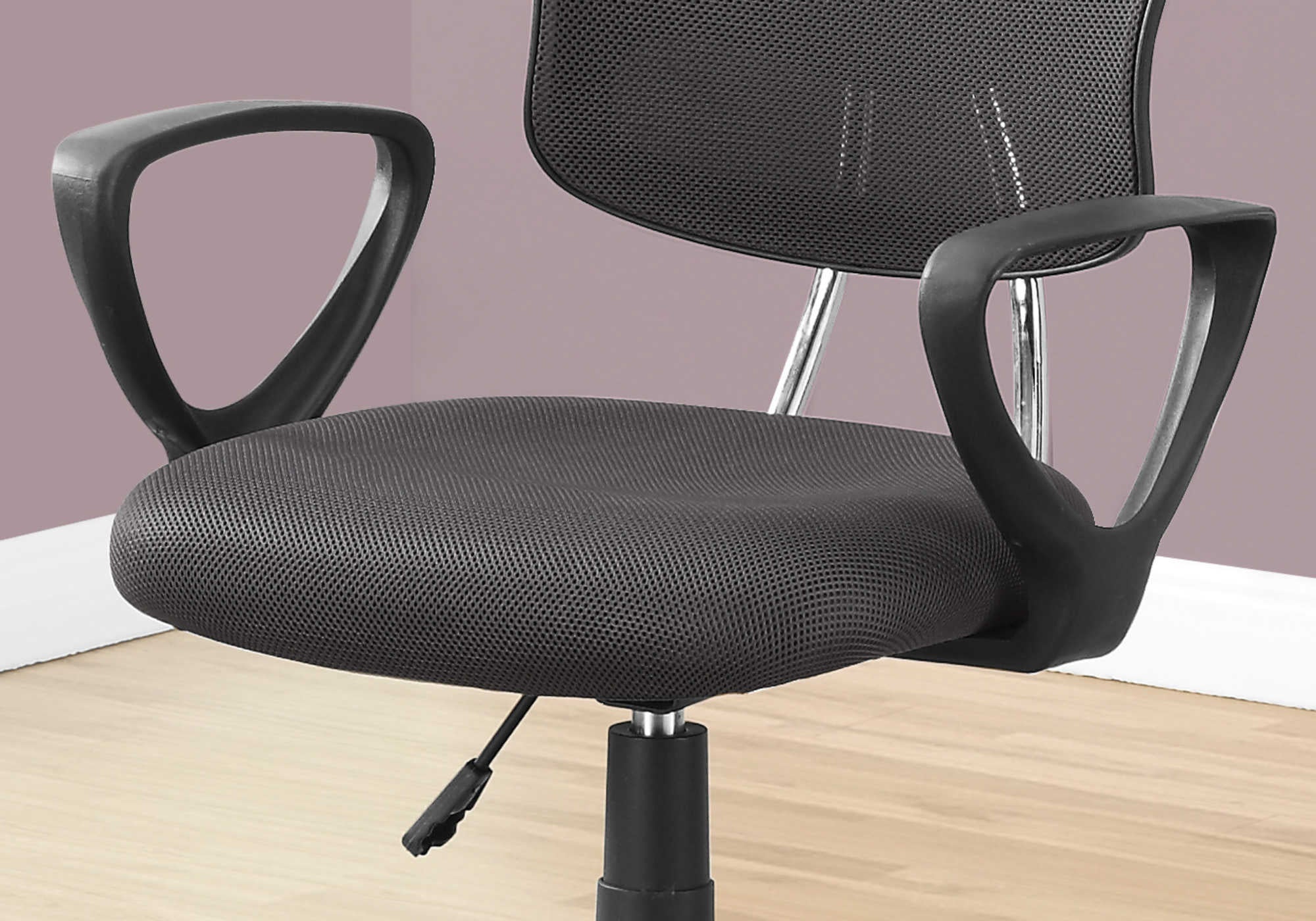 OFFICE CHAIR - GREY MESH JUVENILE / MULTI POSITION # I 7262