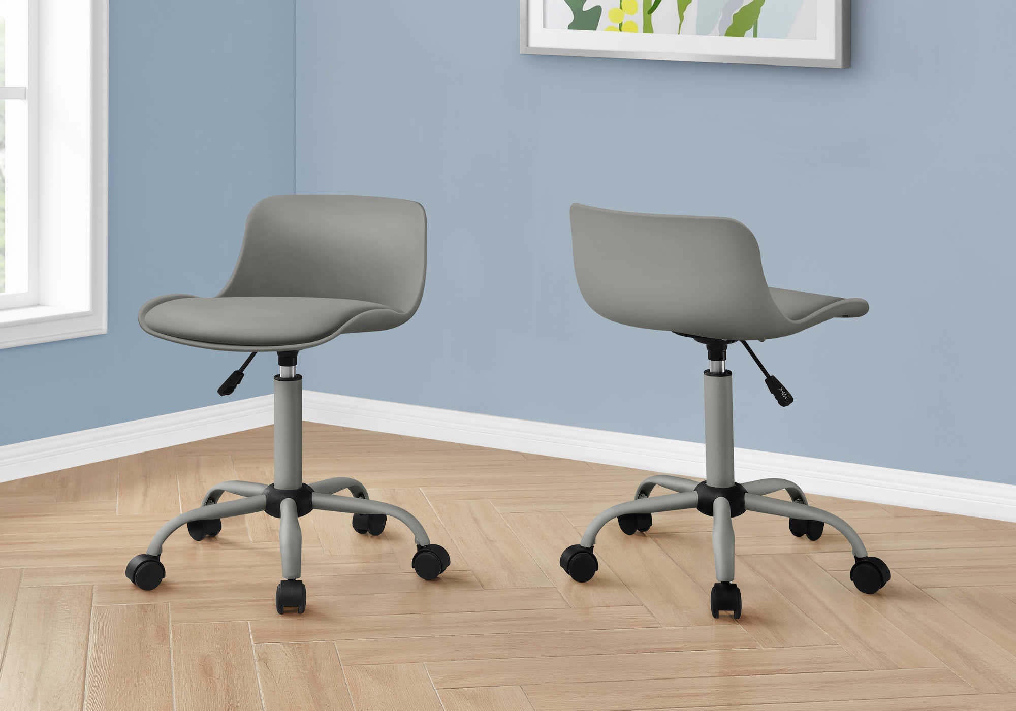 OFFICE CHAIR - GREY JUVENILE / MULTI-POSITION # I 7465