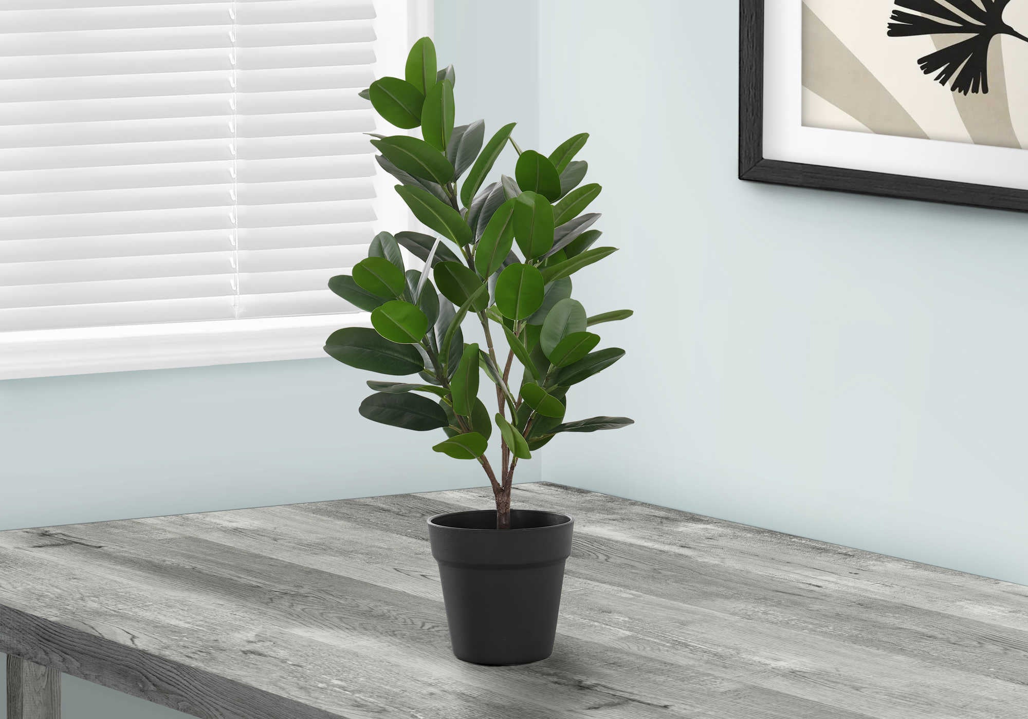 PLANTE ARTIFICIELLE - 28"H / GARCINIA D'INTÉRIEUR DANS UN POT DE 5" # I 9504