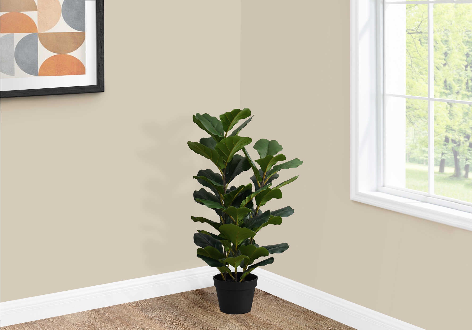 PLANTE ARTIFICIELLE - 32"H / VIOLONCELLE D'INTÉRIEUR DANS UN POT DE 6" # I 9511