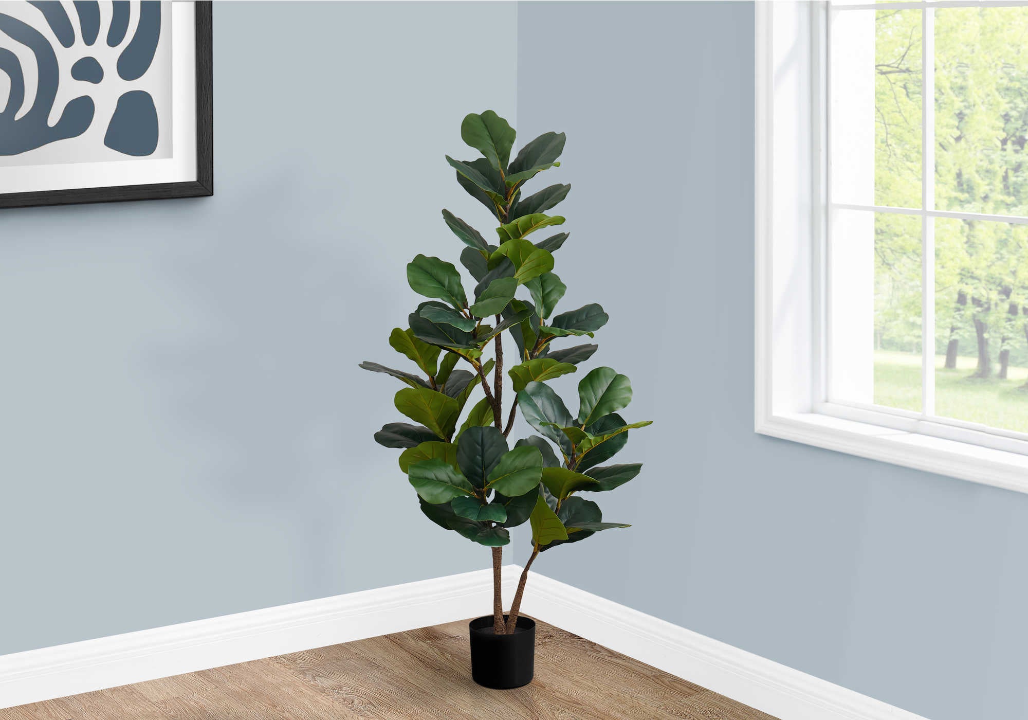 PLANTE ARTIFICIELLE - 49"H / ARBRE À LUCIOLE D'INTÉRIEUR DANS UN POT DE 5" # I 9517