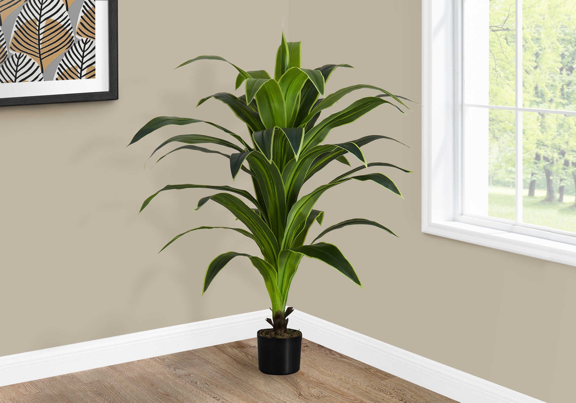 PLANTE ARTIFICIELLE - 47"H / DRACAENA D'INTÉRIEUR DANS UN POT DE 5" # I 9542