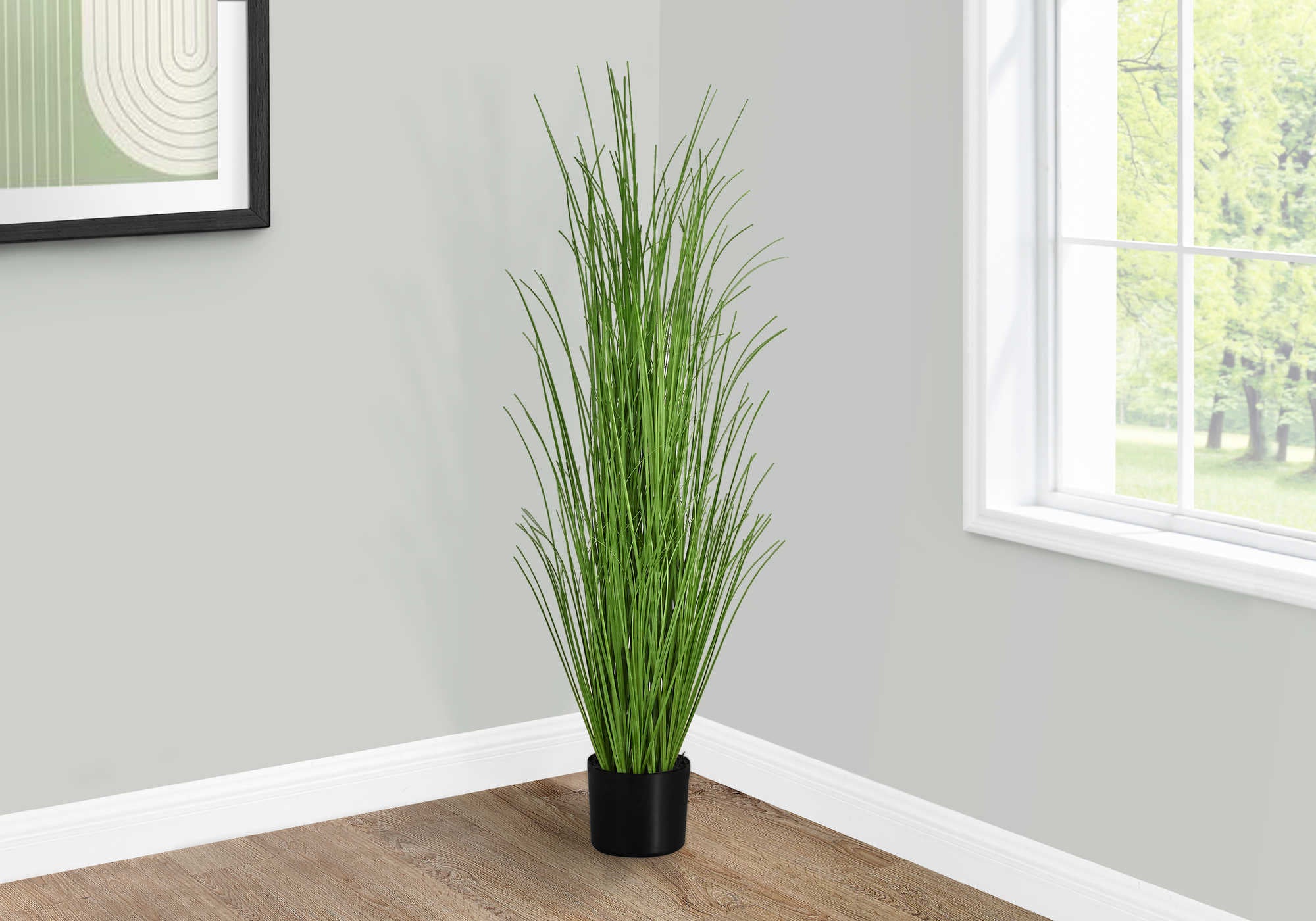 PLANTE ARTIFICIELLE - 47"H / GAZON D'INTÉRIEUR DANS UN POT DE 5" # I 9565