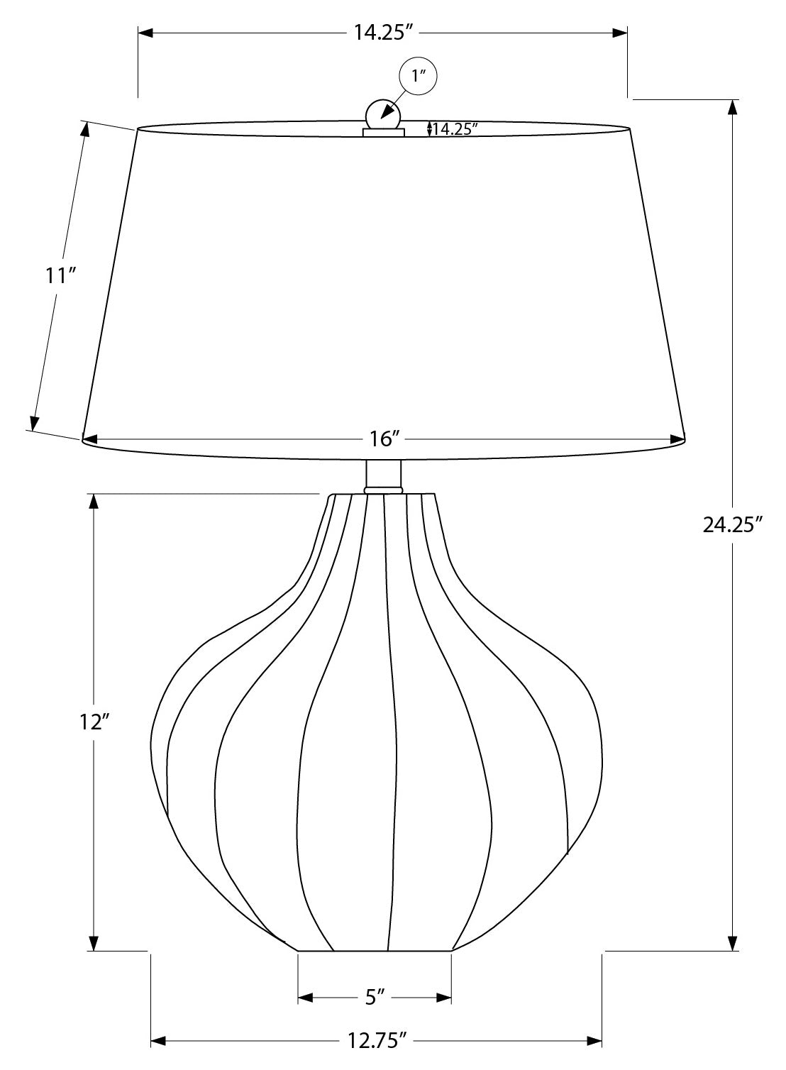 LIGHTING - 24"H TABLE LAMP BLUE CERAMIC  / IVORY SHADE # I 9612