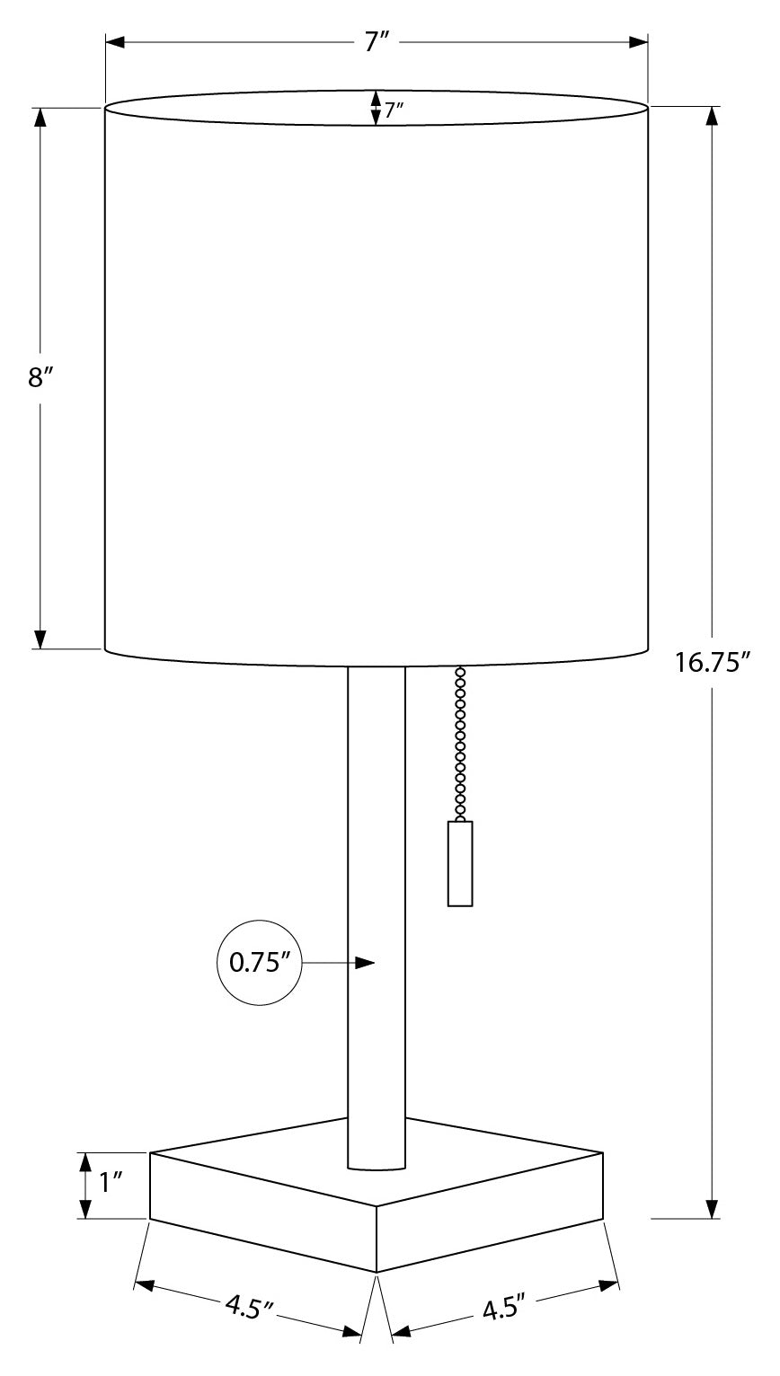 ÉCLAIRAGE - 2PCS / 17"H LAMPE DE TABLE MÉTAL NOIR/BEIGE/USB # I 9650