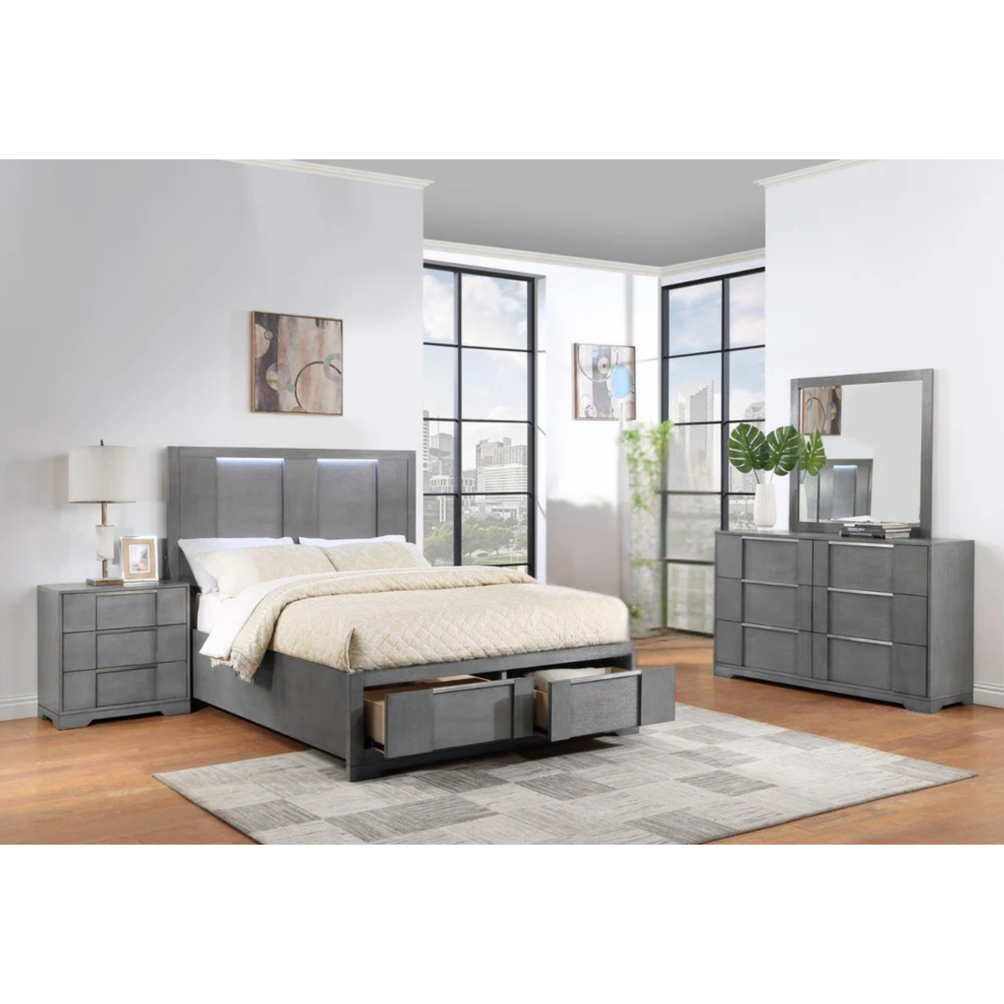 Queen Bedroom Set – Kylie Silver