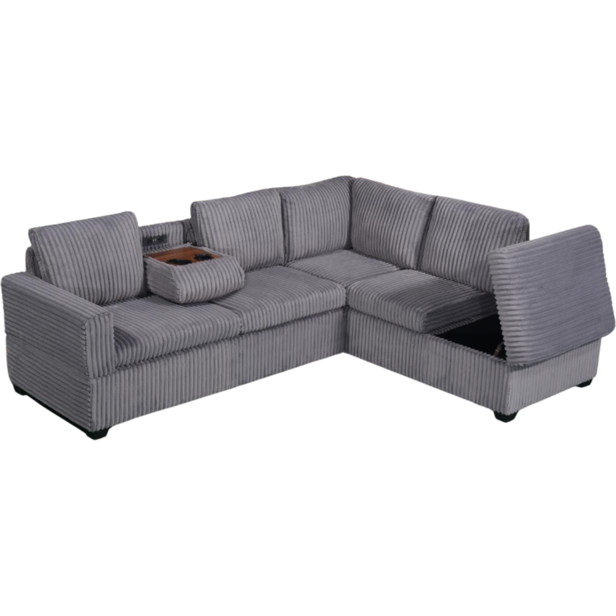 Snug – Canapé sectionnel gris