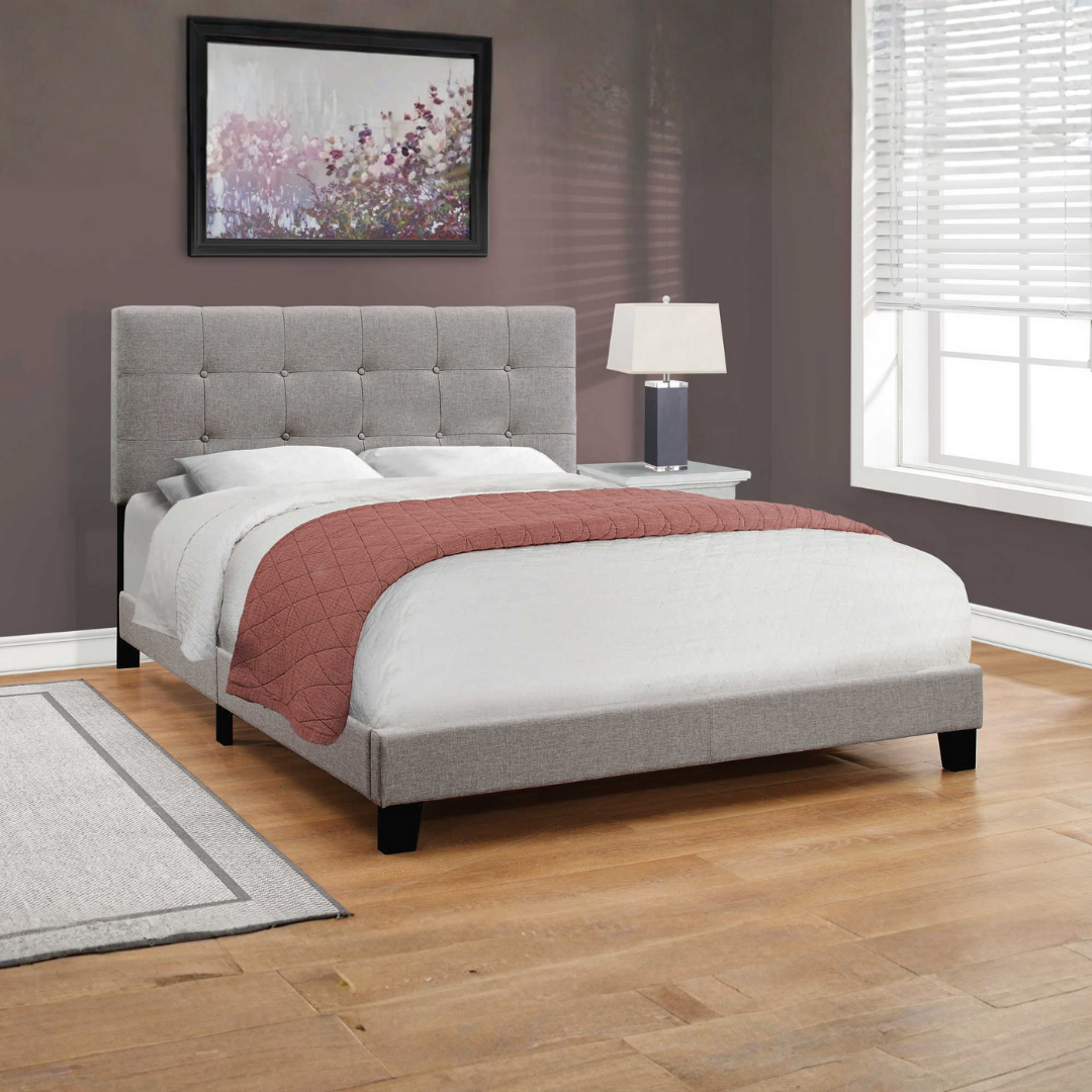 Lindra – Lit Queen – Tissu (Lin Gris)