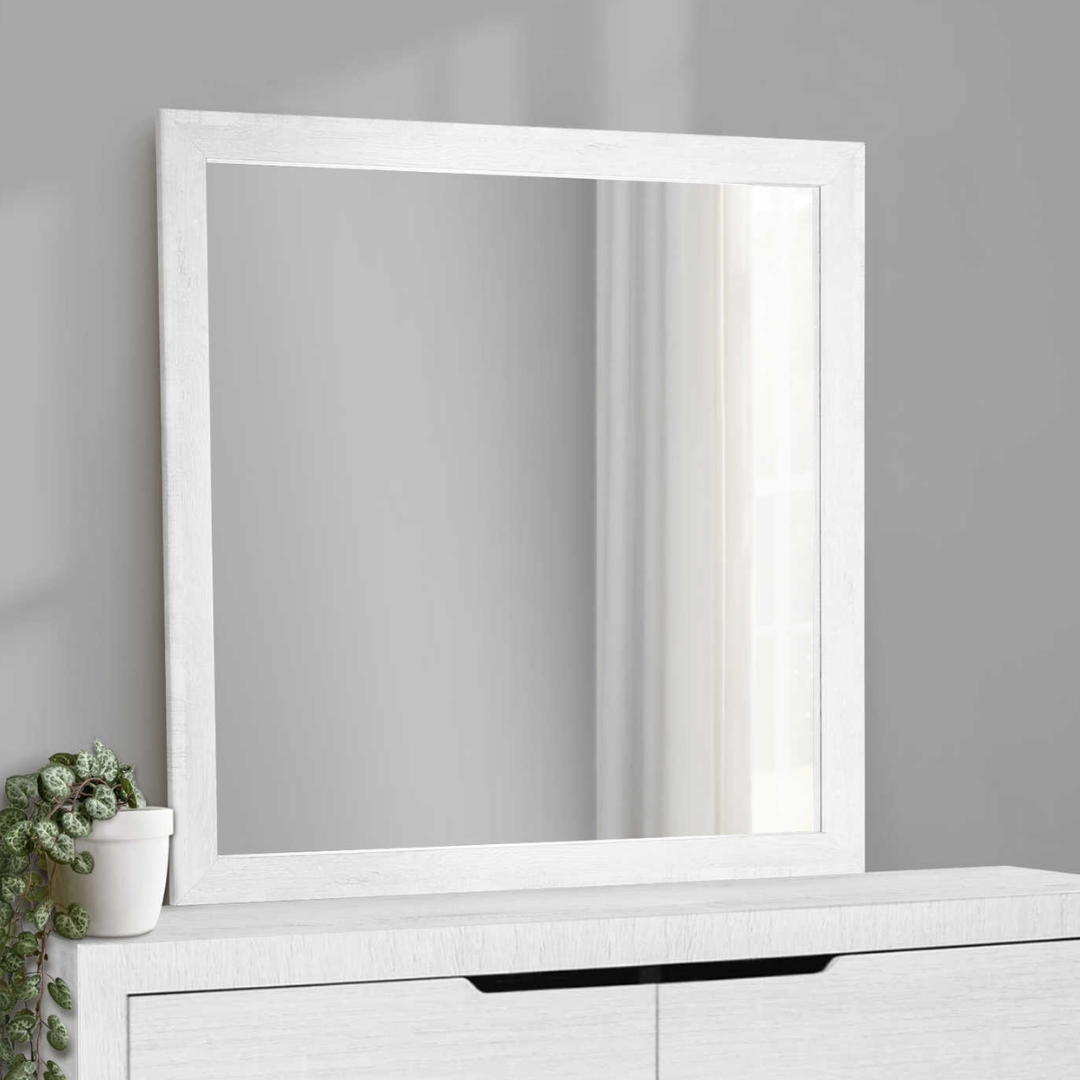 Ensemble chambre Lumera queen 6 pièces blanc PU avec tête de lit LED intégrée – Bonito Montréal