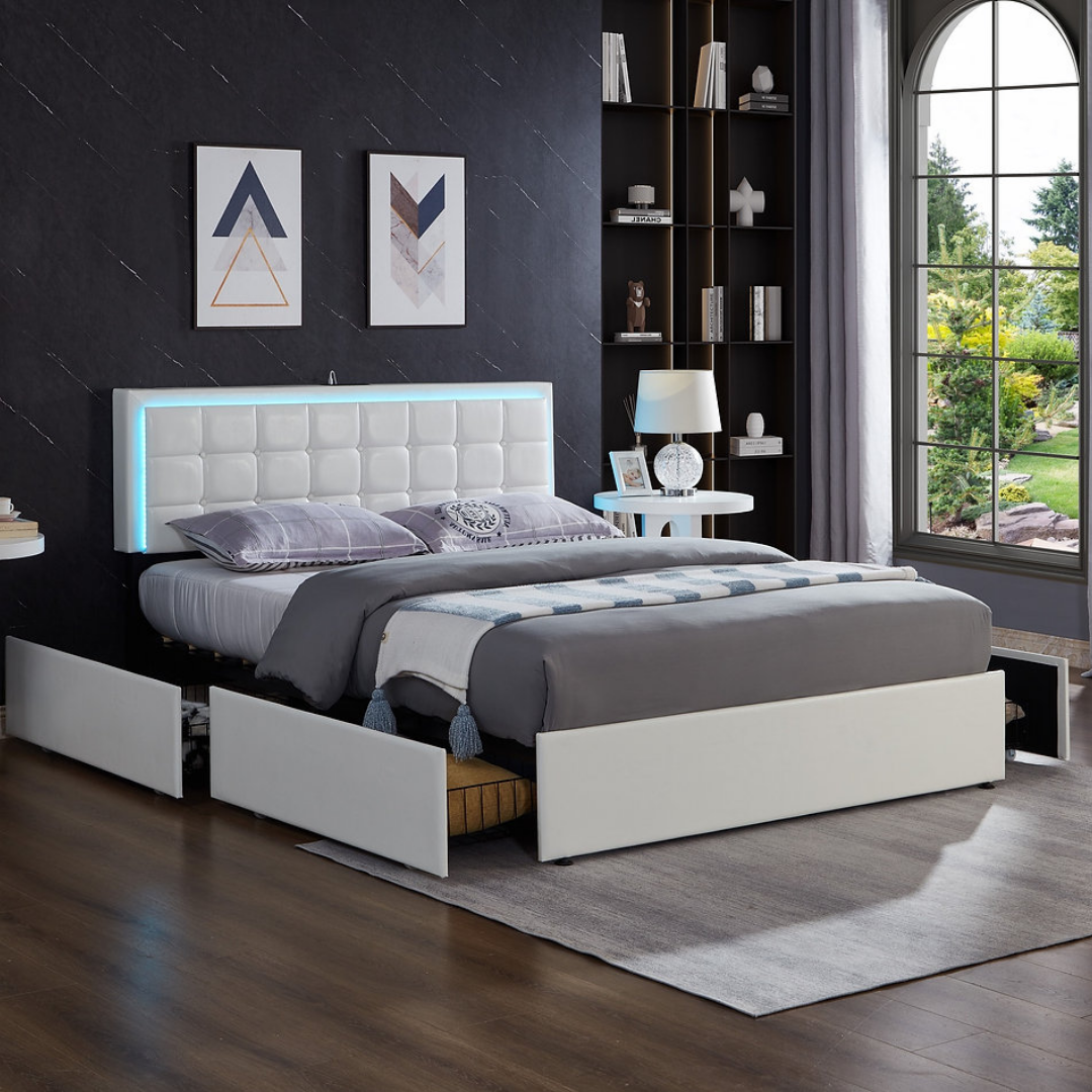 Lumix – Queen Bed – PU
