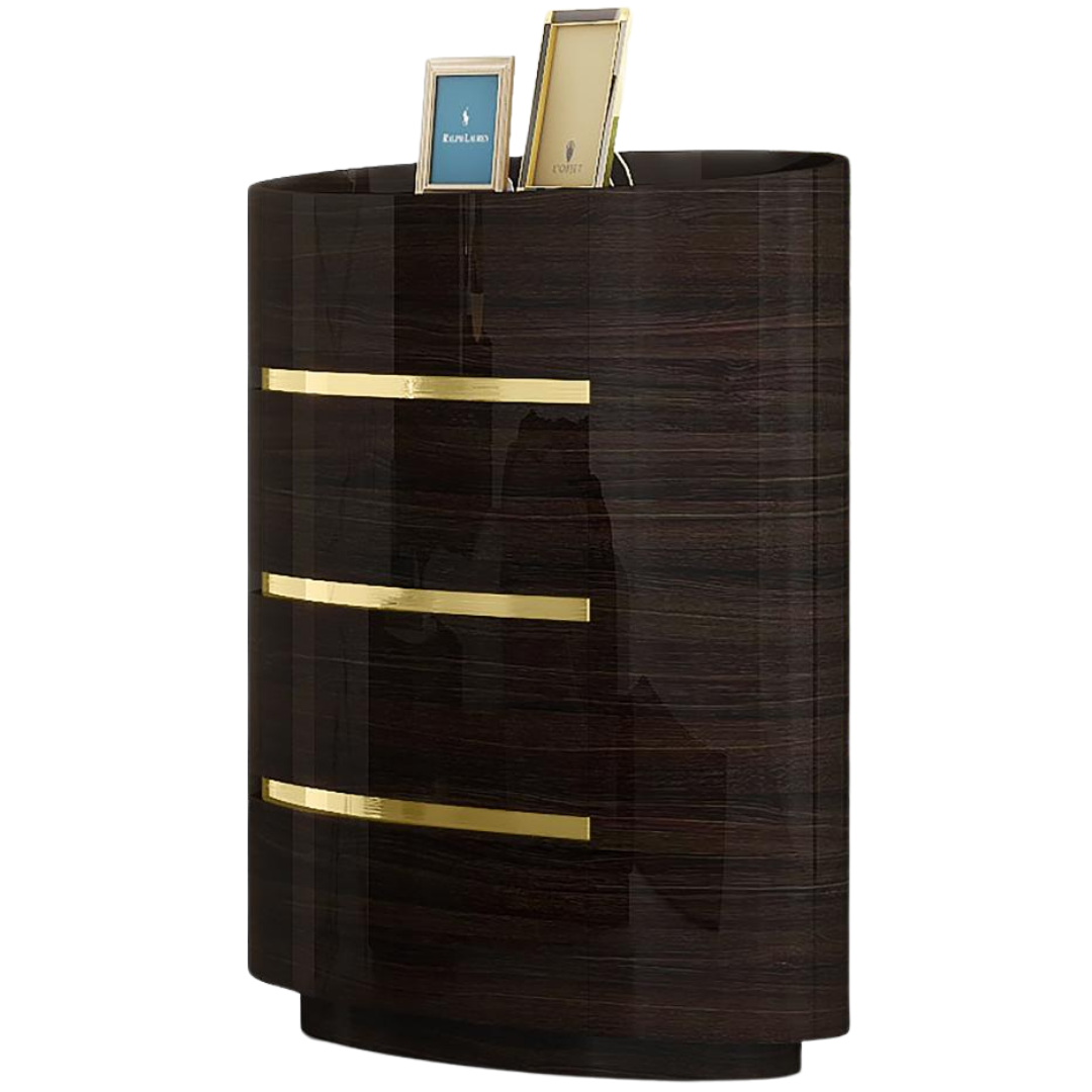 Orobella – Ensemble de chambre à coucher – King – Chêne foncé