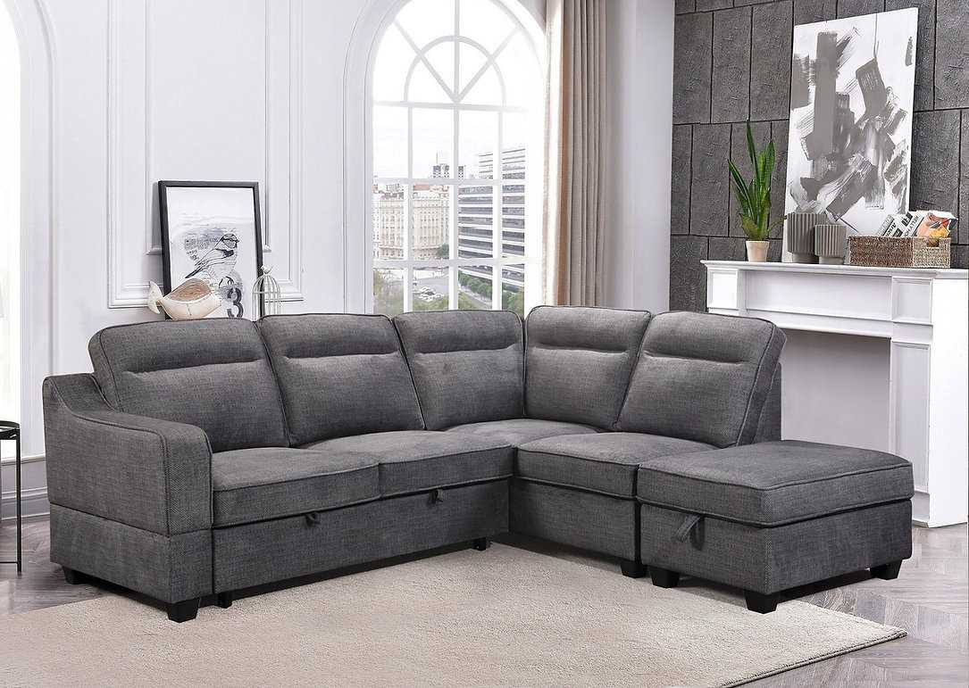 Right Hand Facing Sectional Sofa Bed 9010