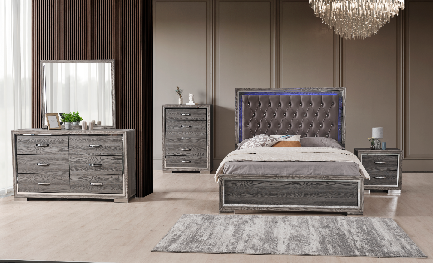 SACRAMENTO - 8-Piece Bedroom Set