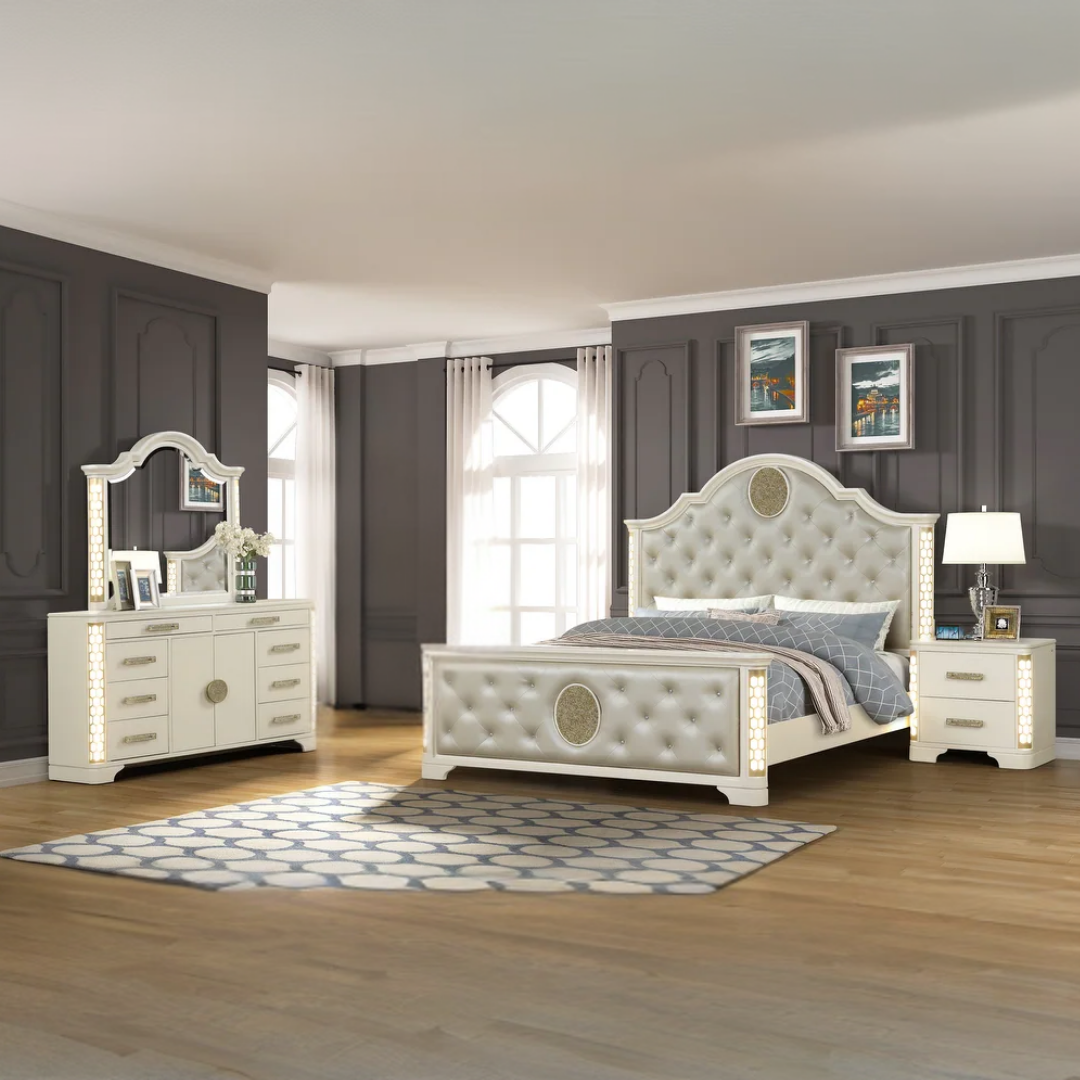 Soralia – Bedroom Set – Queen – Beige