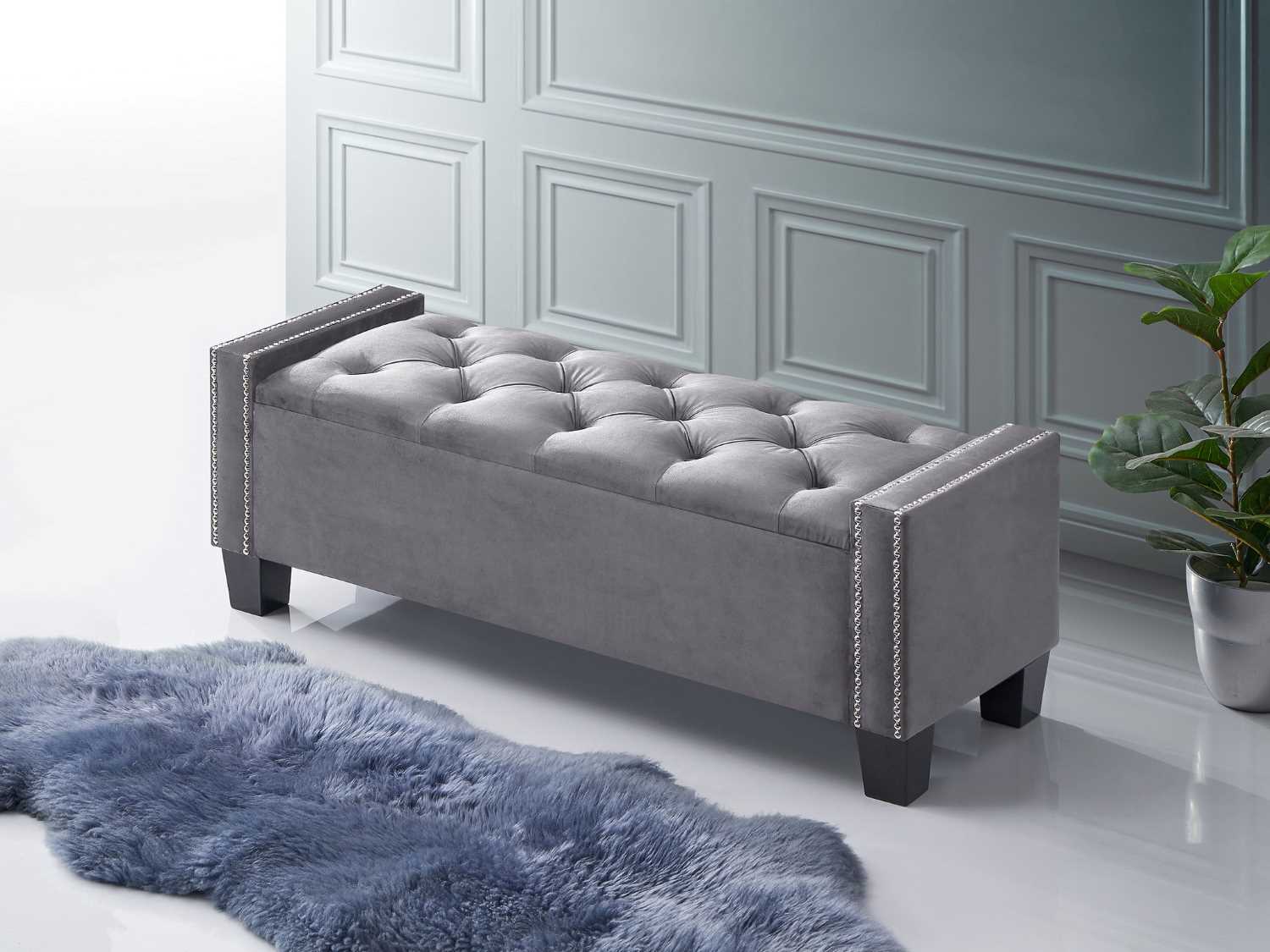 Storage Bench Grey 6200