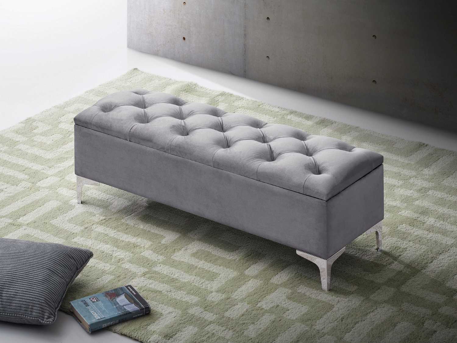 Storage Bench Grey 6500