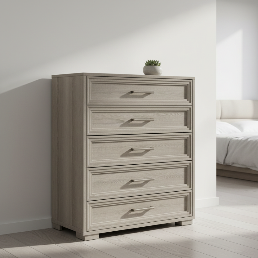 Karvon – Chiffonnier 40 po blanc cassé métal