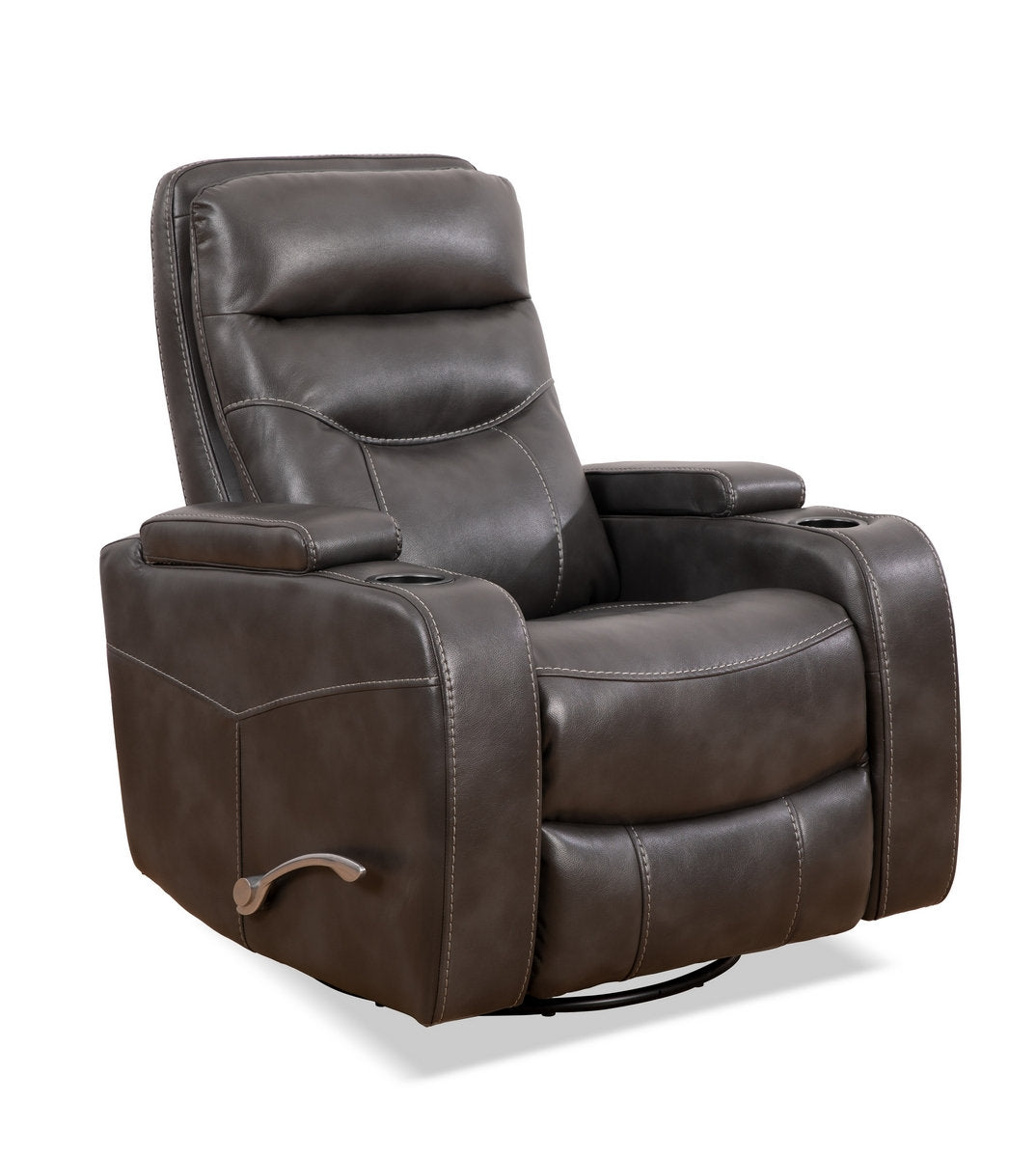 Fauteuil inclinable pivotant gris 6312