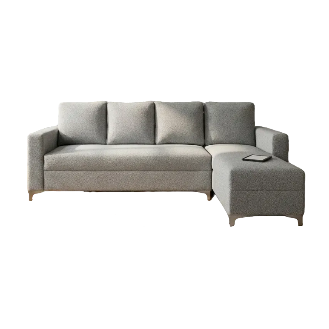 Theo -  4-Seater L-Shaped Sectional Sofa with Reversible Chaise