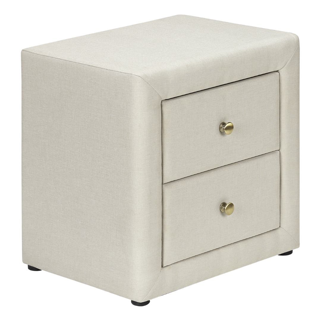 Veluxon – Night Stand – Beige Linen