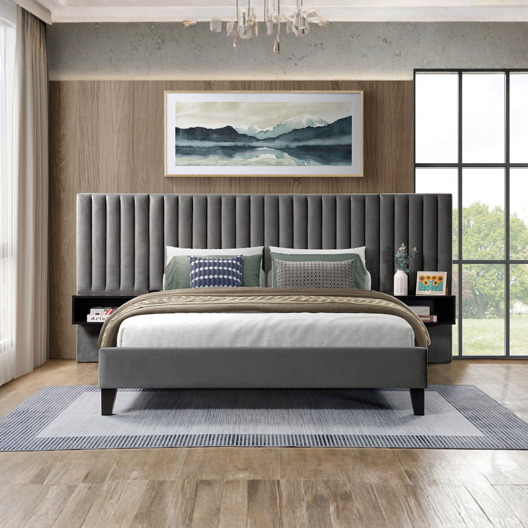 Zyvair – Queen Bed – Velvet