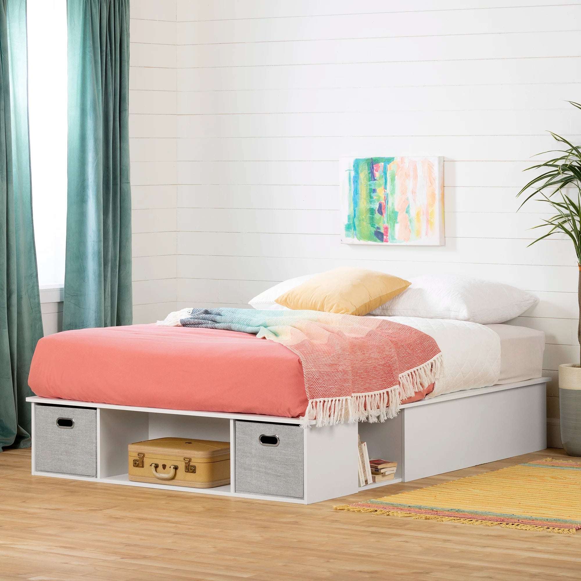 Storage Bed With Baskets - Vito